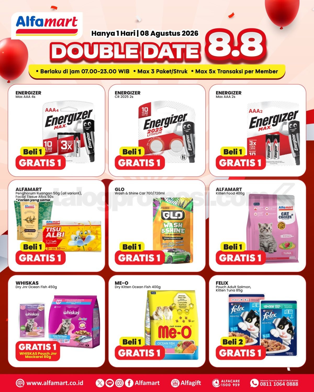 Promo Alfamart 8.8 Double Date Sale Beli 1 Gratis 1 Promo Alfamart 8.8 Double Date Sale Beli 1 Gratis 1 4
