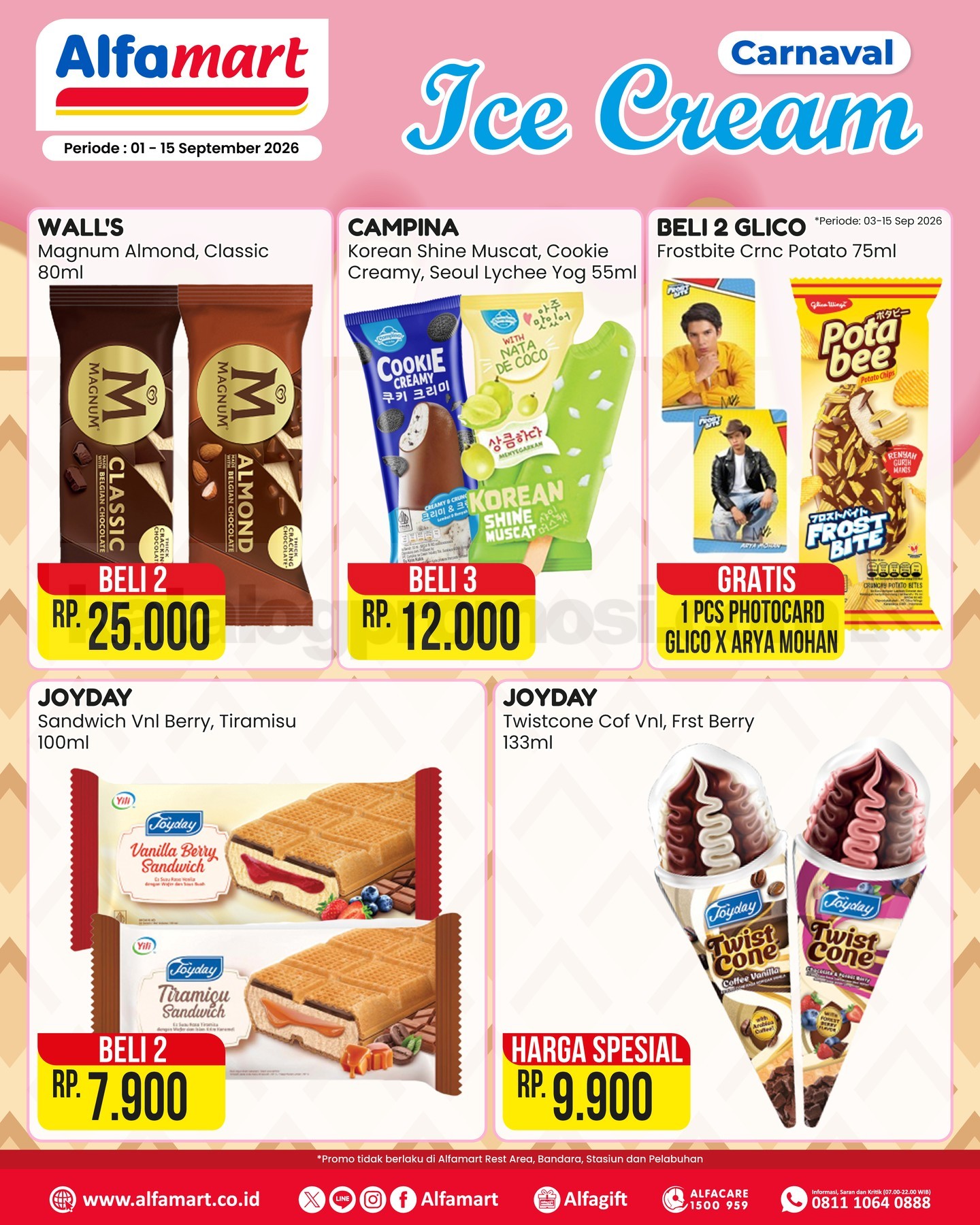 Promo Alfamart Carnaval Ice Cream 01-15 September 2026