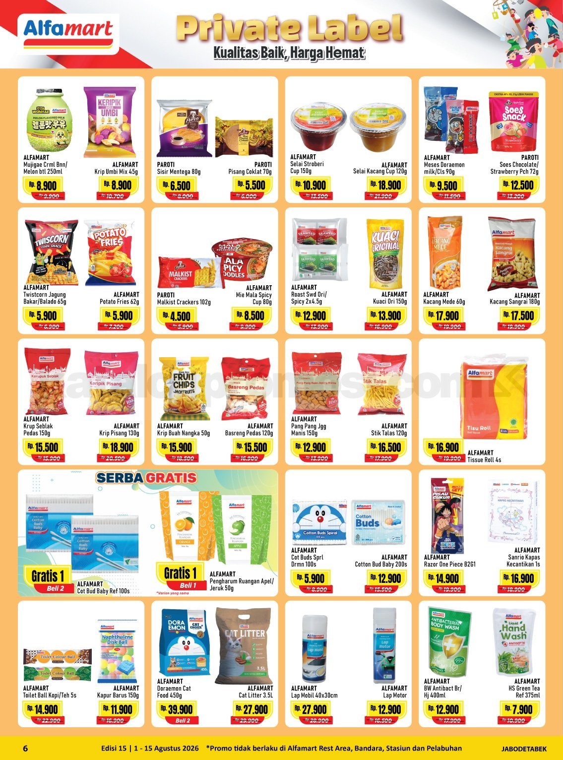 Promo Alfamart Terbaru Katalog 01-15 Agustus 2026 Promo Alfamart Terbaru Katalog 01-15 Agustus 2026 6
