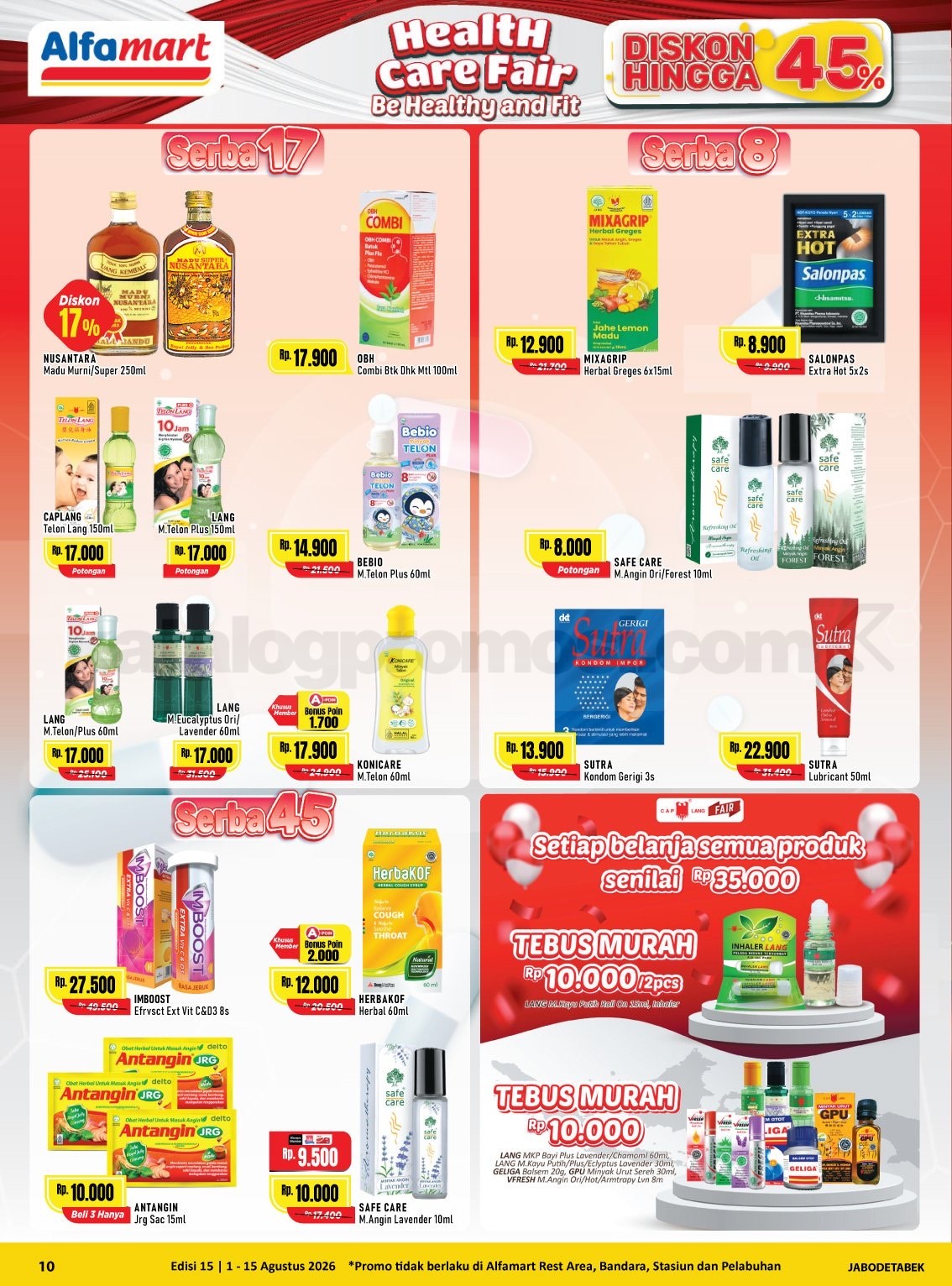 Promo Alfamart Terbaru Katalog 01-15 Agustus 2026 Promo Alfamart Terbaru Katalog 01-15 Agustus 2026 10