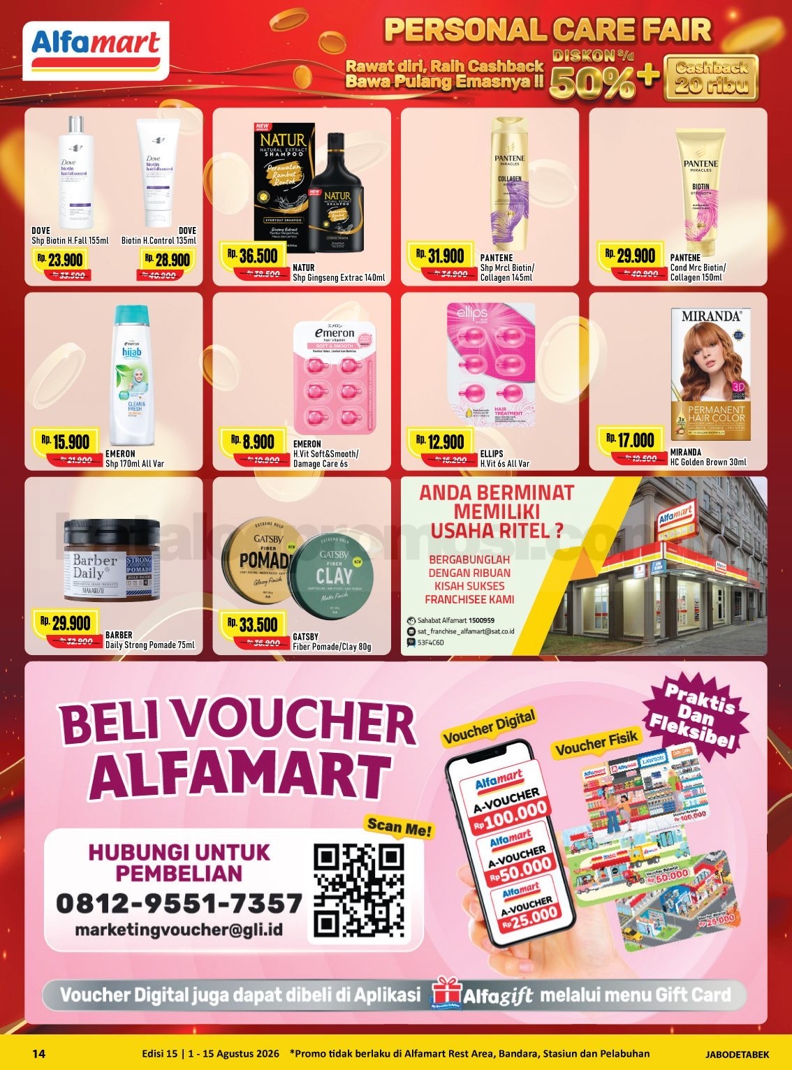Promo Alfamart Terbaru Katalog 01-15 Agustus 2026 Promo Alfamart Terbaru Katalog 01-15 Agustus 2026 14