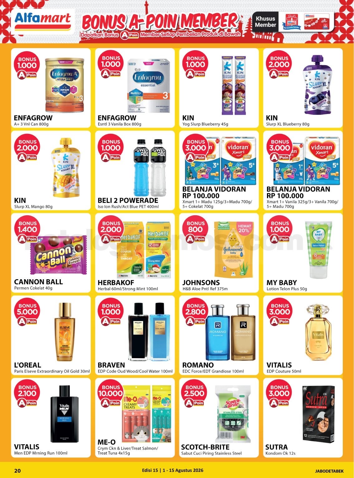 Promo Alfamart Terbaru Katalog 01-15 Agustus 2026 Promo Alfamart Terbaru Katalog 01-15 Agustus 2026 20