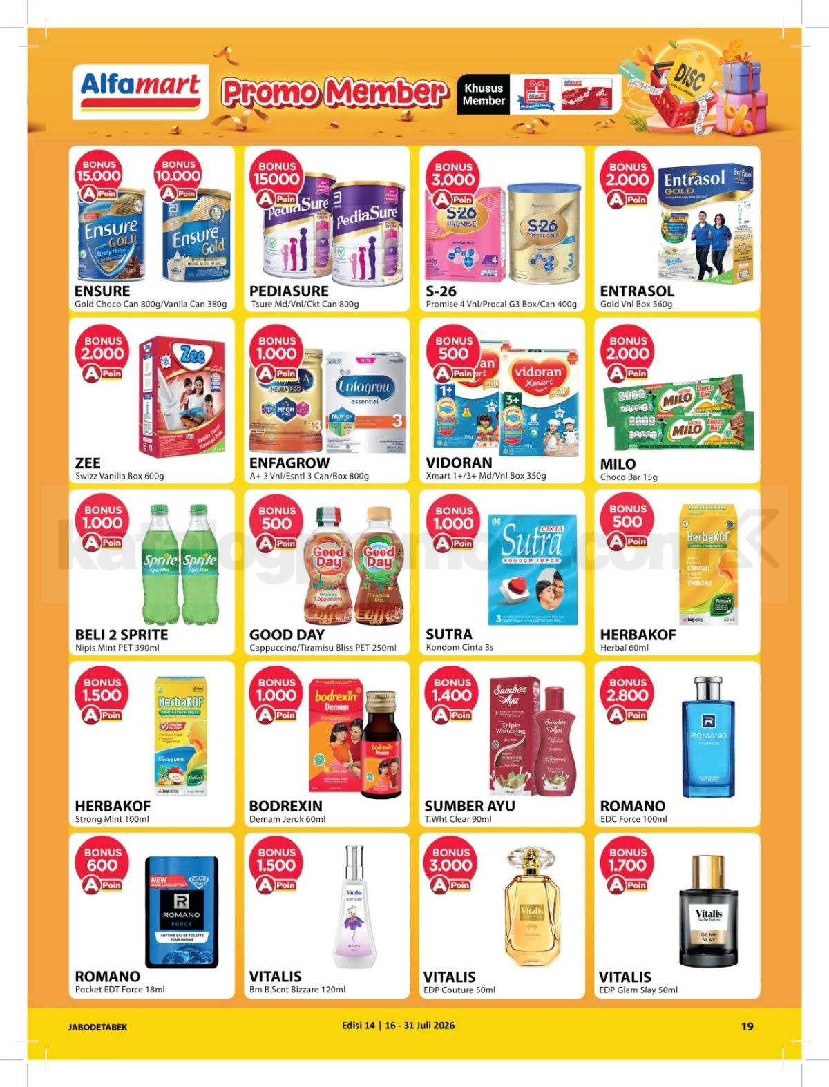 Promo Alfamart Terbaru Katalog 16-31 Juli 2026 Promo Alfamart Terbaru Katalog 16-31 Juli 2026 13