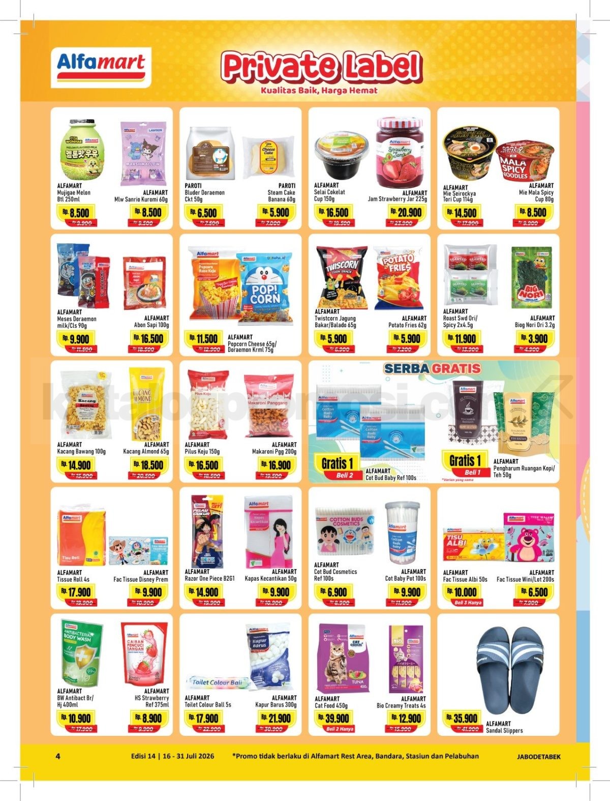 Promo Alfamart Terbaru Katalog 16-31 Juli 2026 Promo Alfamart Terbaru Katalog 16-31 Juli 2026 15