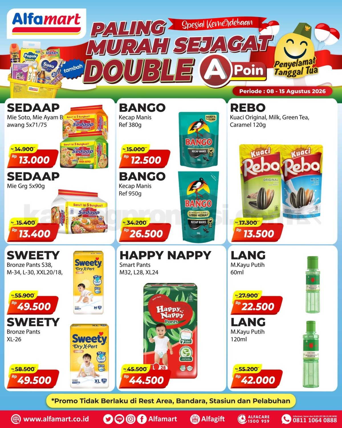 PROMO ALFAMART PALING MURAH SEJAGAT 08-15 Agustus 2026
