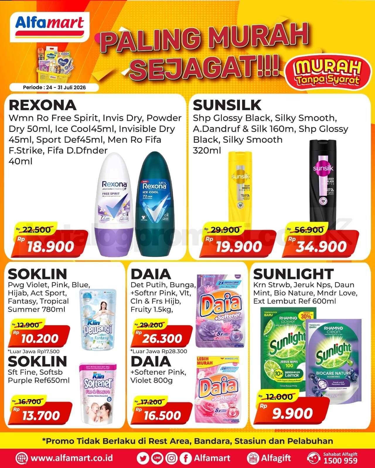 PROMO ALFAMART PALING MURAH SEJAGAT 24-31 Juli 2026 PROMO ALFAMART PALING MURAH SEJAGAT 24-31 Juli 2026
