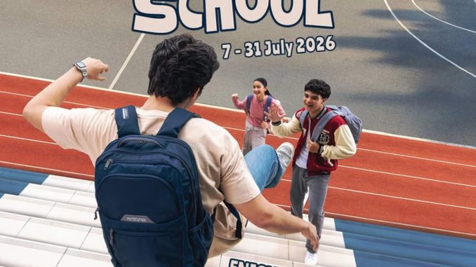 Promo American Tourister Back to School Diskon 30% untuk selected backpack pada 7–31 Juli 2026.