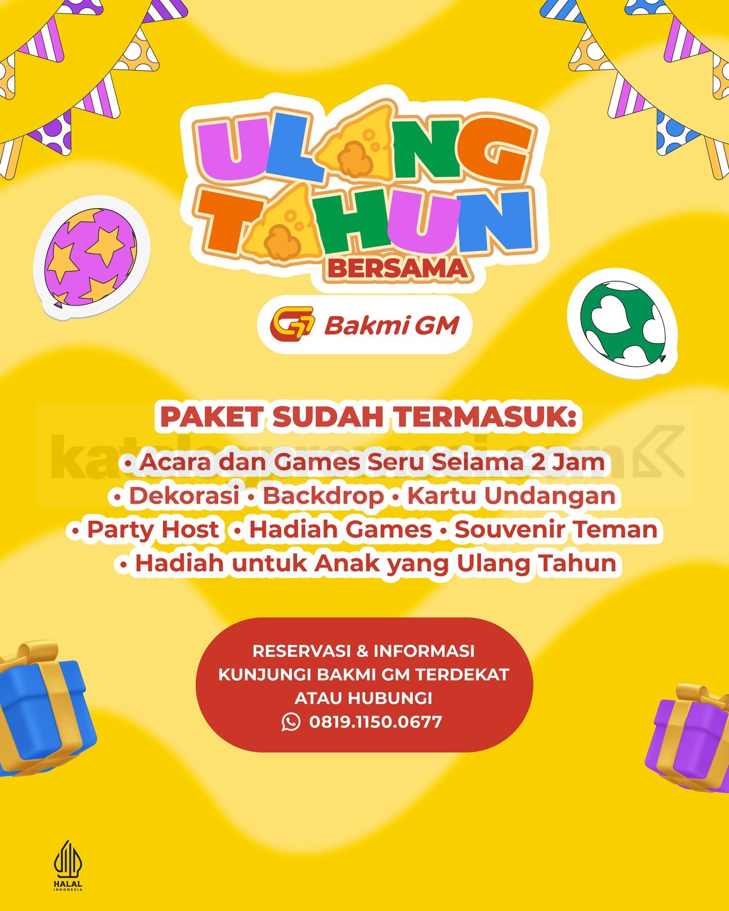 Promo Bakmi GM Paket Ulang Tahun Anak Mulai Rp15 Ribuan Promo Bakmi GM Paket Ulang Tahun Anak Mulai Rp15 Ribuan 1