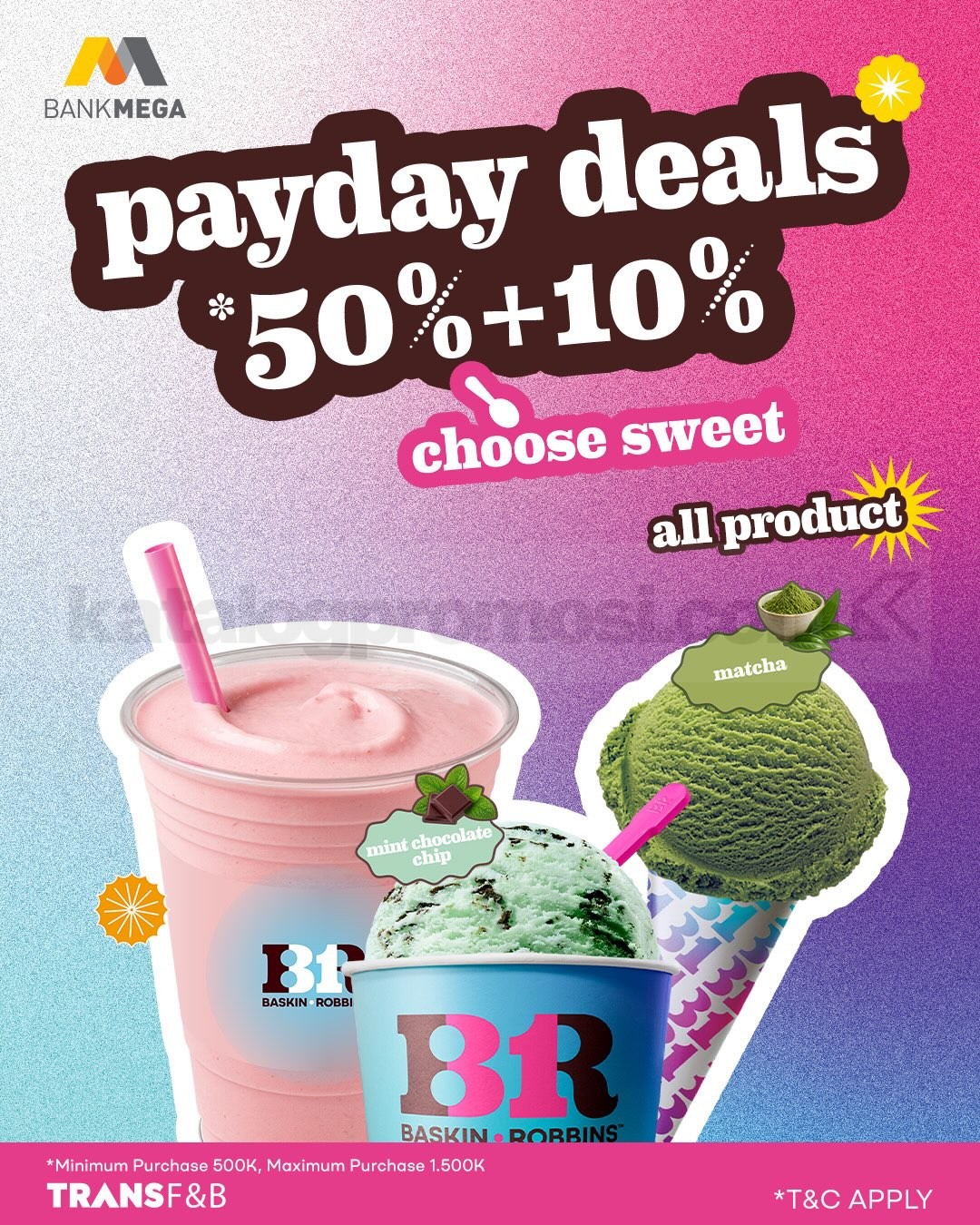 Promo Baskin Robbins Bank Mega Payday Deals Diskon Spesial Promo Baskin Robbins Bank Mega Payday Deals Diskon Spesial 1