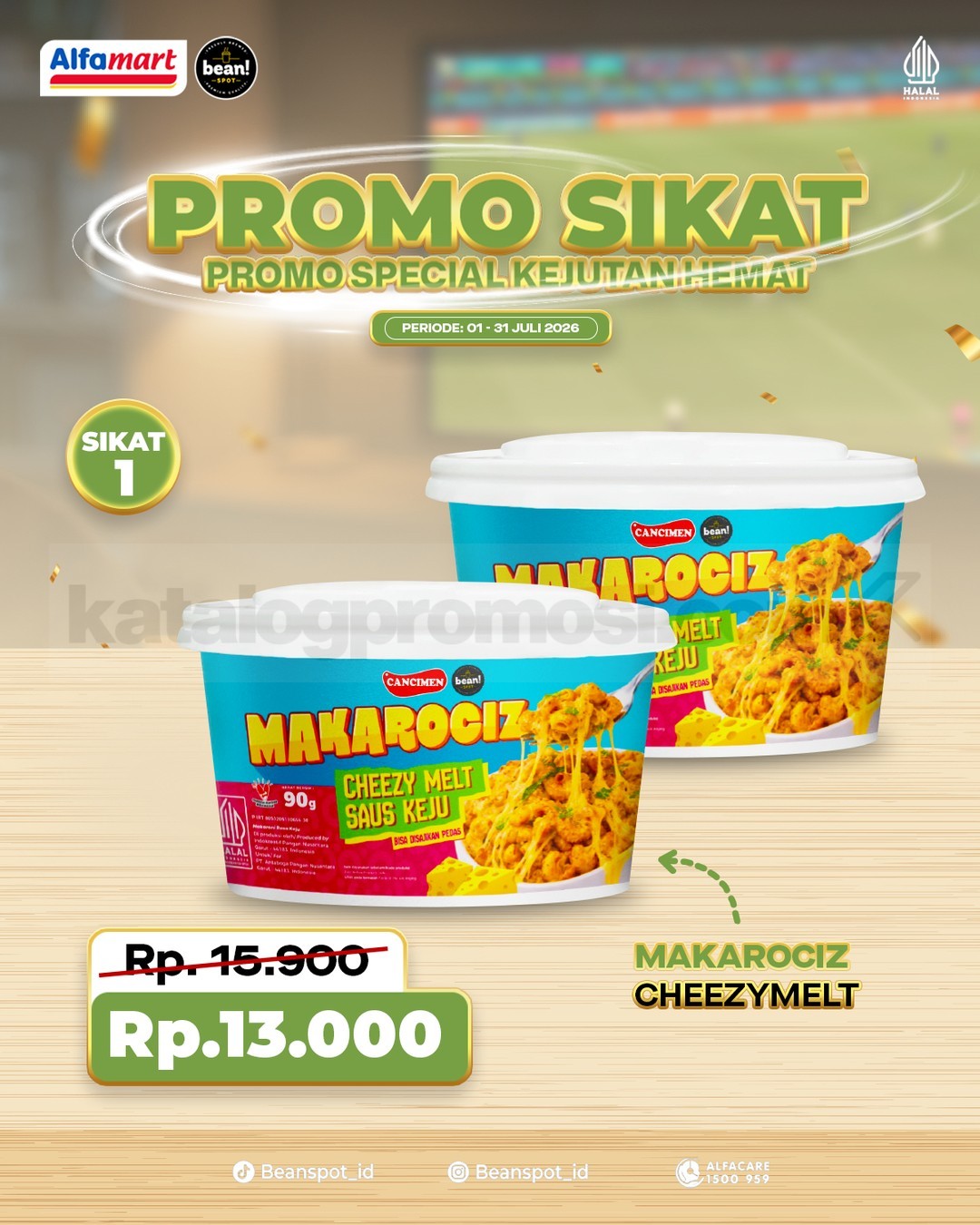Promo BeanSpot SIKAT Menu Pilihan Mulai Rp. 10.900