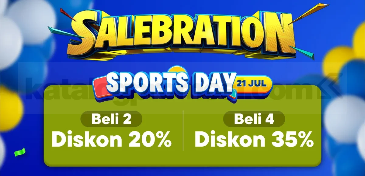 Promo Blibli 15th Salebration Sports Day Diskon 35% Promo Blibli 15th Salebration Sports Day Diskon 35% untuk pembelian produk olahraga dengan voucher BDAY26SPODAY1JT.