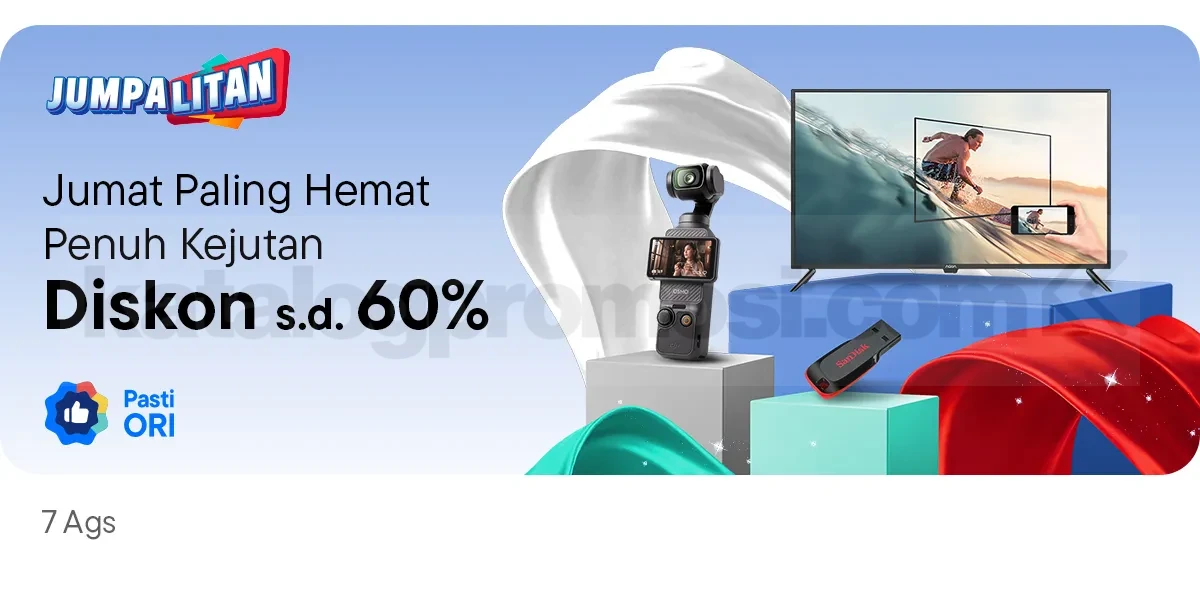 Promo Blibli JUMPALITAN Diskon hingga 60% Promo Blibli JUMPALITAN diskon hingga 60% gadget dan elektronik pilihan