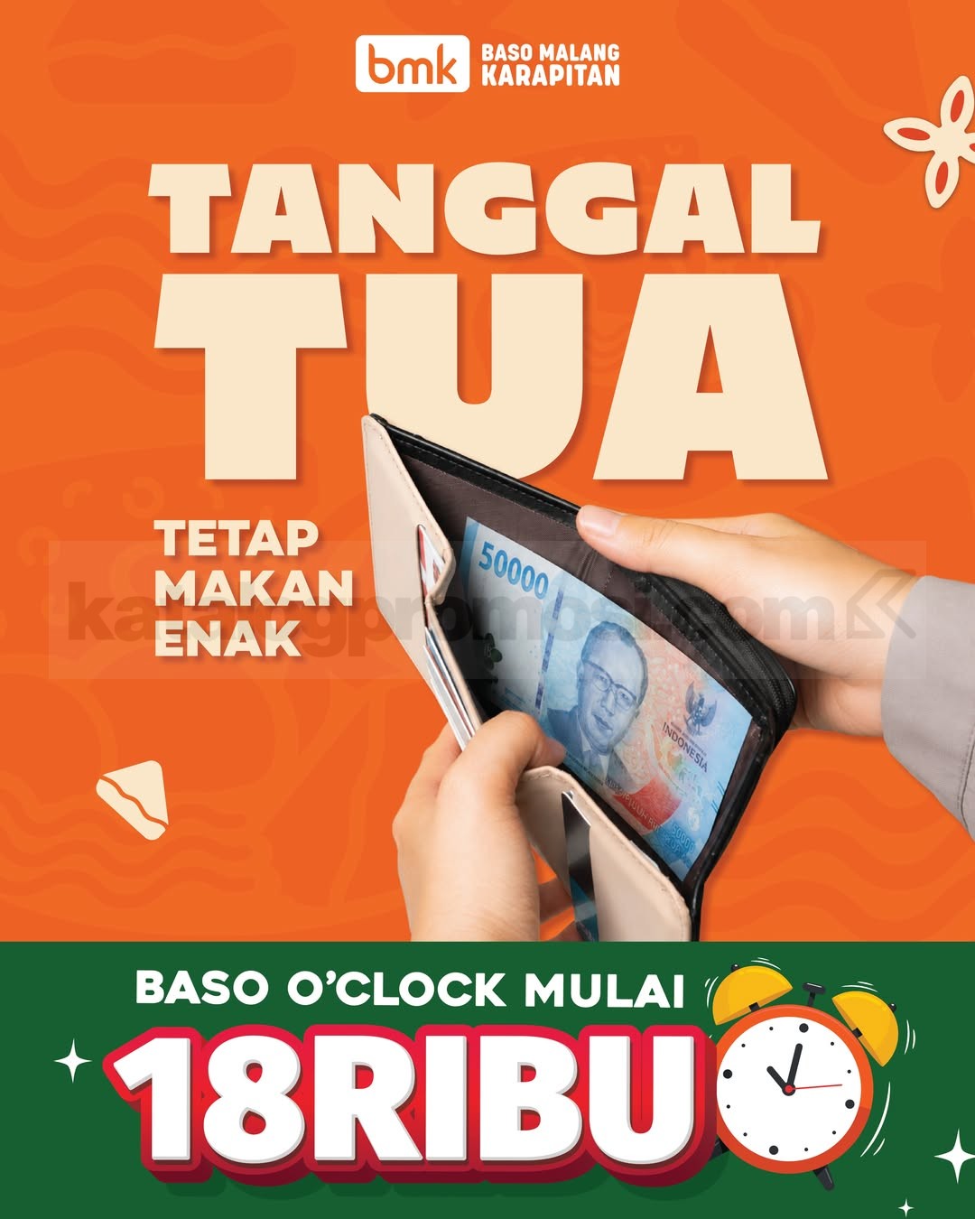 Promo BMK Baso O’Clock Mulai Rp18Ribu