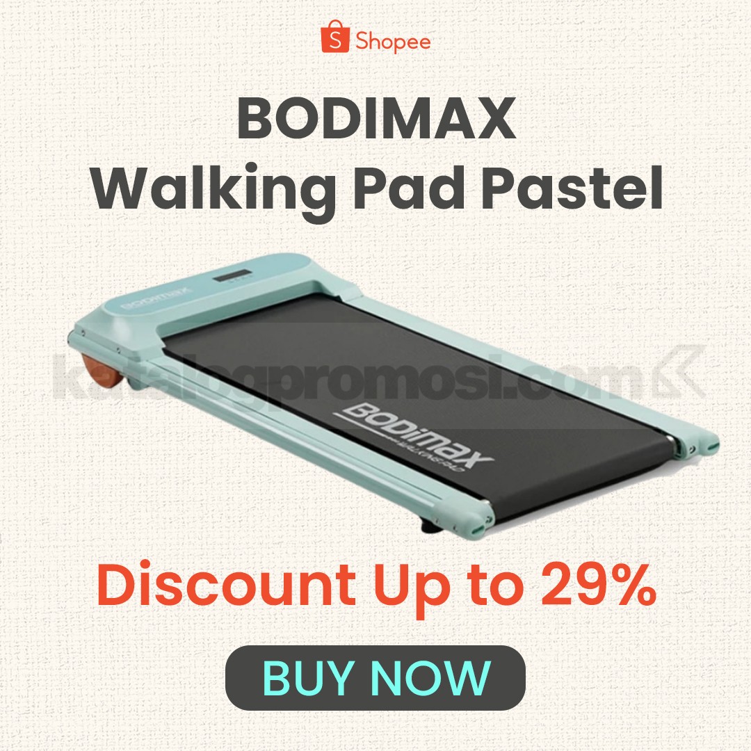 Promo Bodimax Walking Pad Pastel Diskon hingga 29% Promo Bodimax Walking Pad Pastel diskon hingga 29% di Shopee
