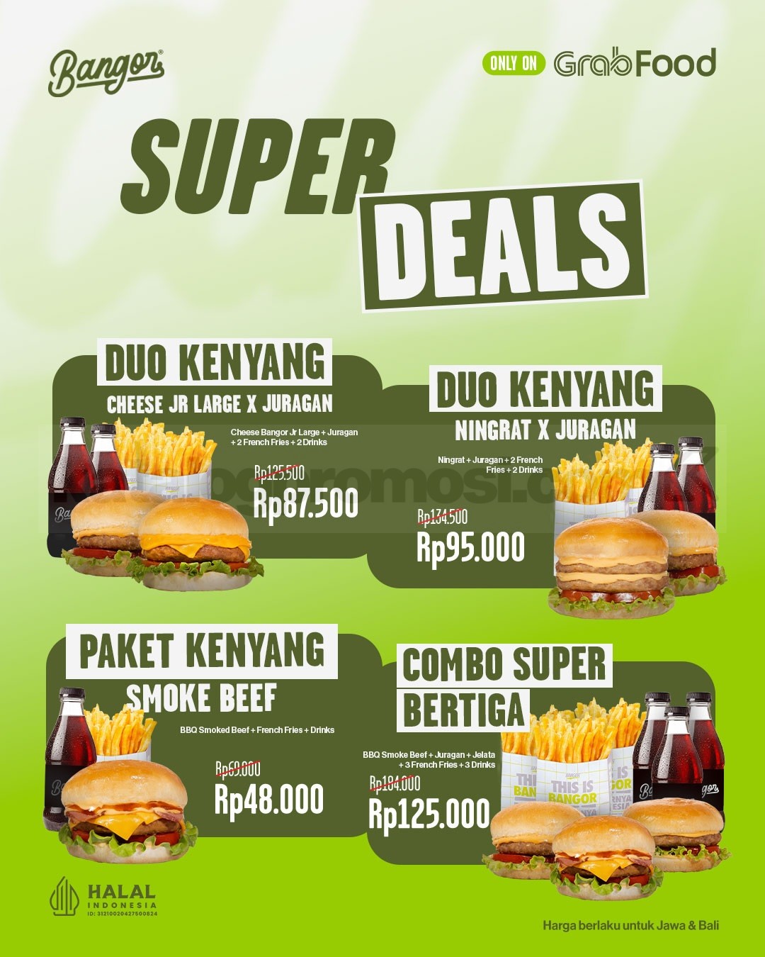 Promo Burger Bangor GrabFood Super Deals Diskon Hingga 15% Promo Burger Bangor GrabFood Super Deals Diskon Hingga 15% 1