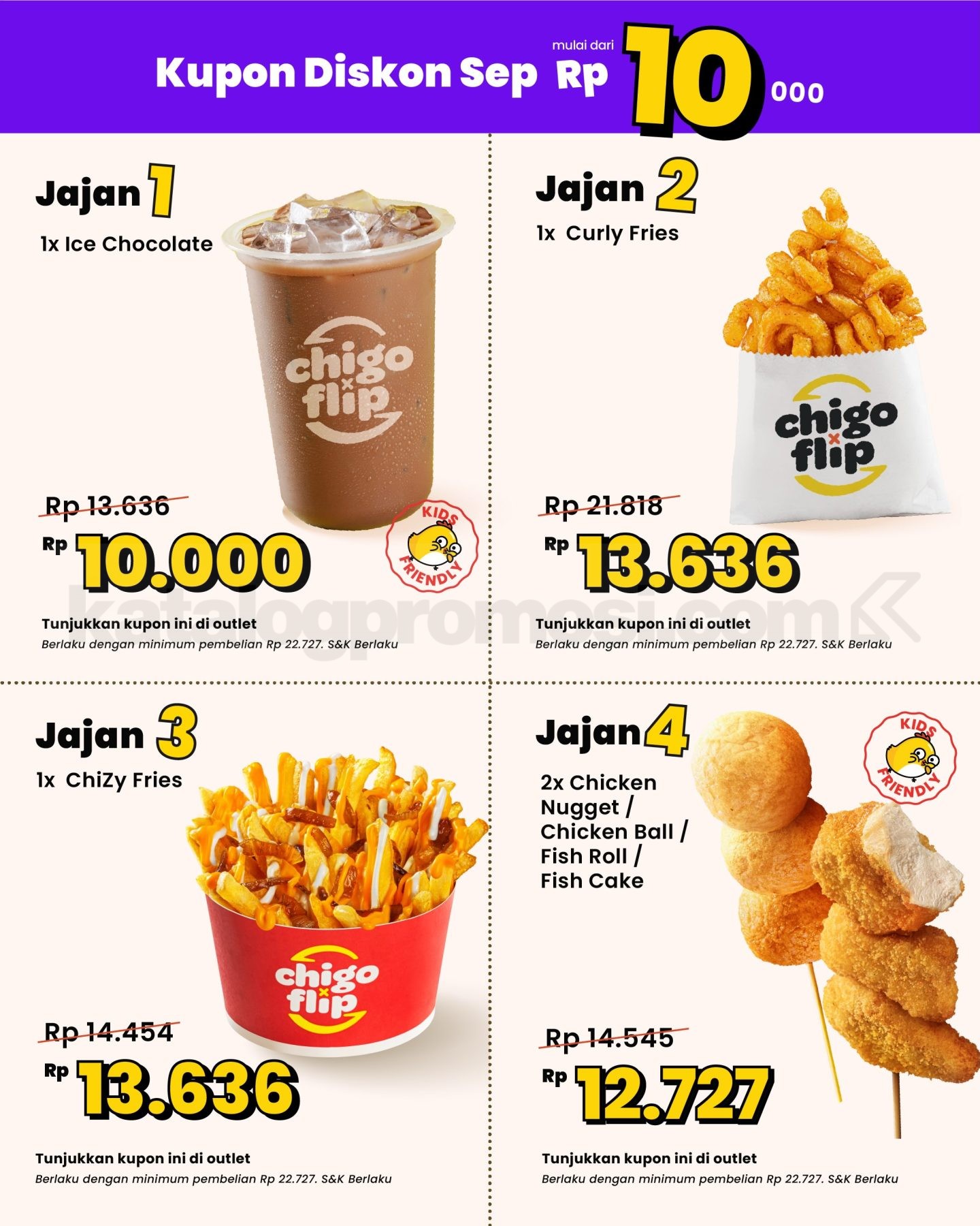 Promo Chigo x Flip Kupon September Mulai Rp10.000 Promo Chigo x Flip Kupon September Mulai Rp10.000 1