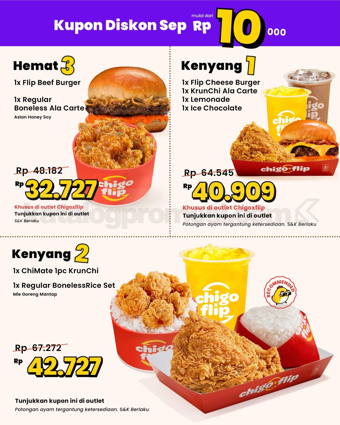Promo Chigo x Flip Kupon September Mulai Rp10.000 Promo Chigo x Flip Kupon September Mulai Rp10.000 3