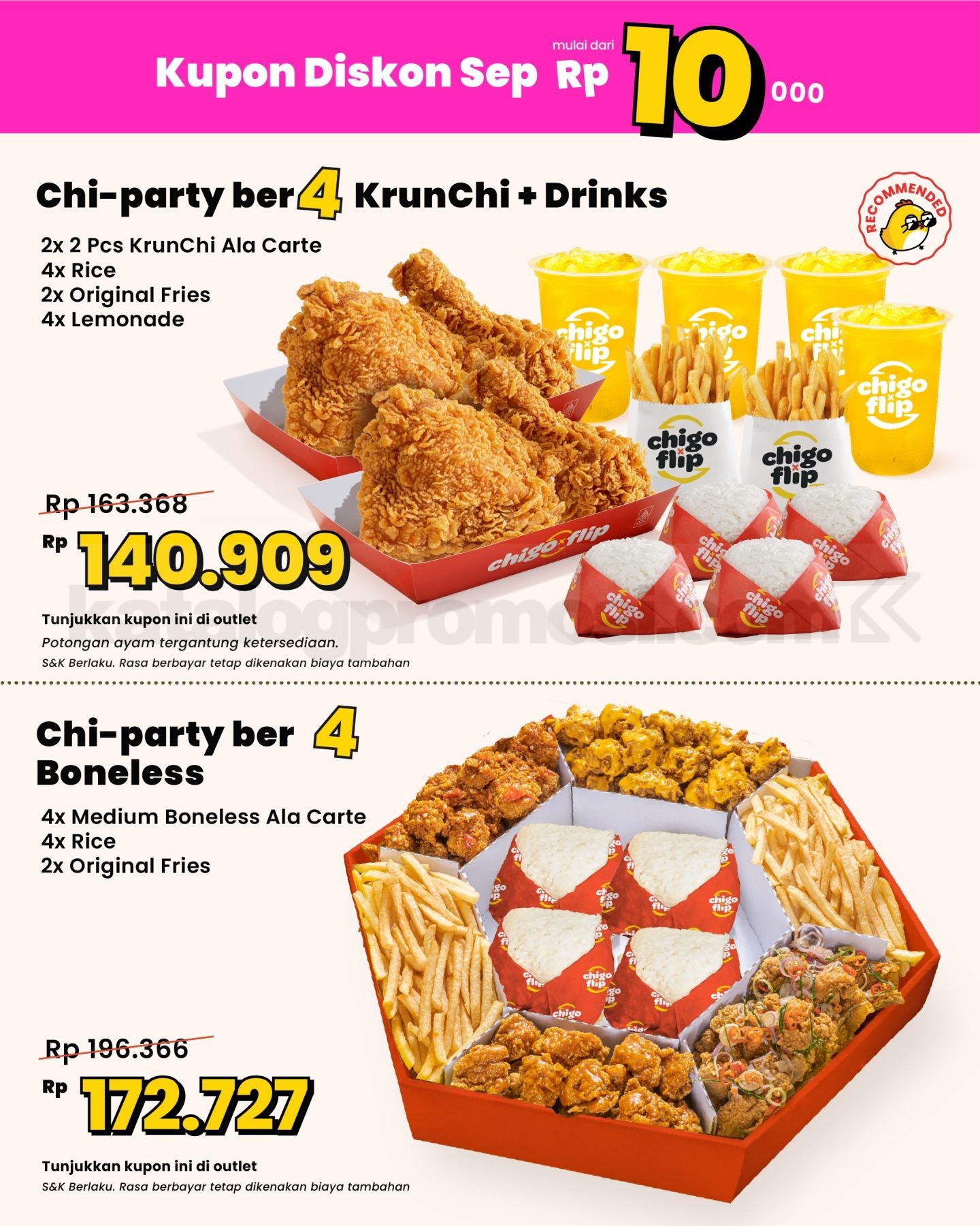 Promo Chigo x Flip Kupon September Mulai Rp10.000 Promo Chigo x Flip Kupon September Mulai Rp10.000 4