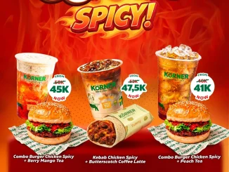 Promo Circle K Combo Spicy mulai Rp41.000 dengan pilihan burger dan kebab serta minuman