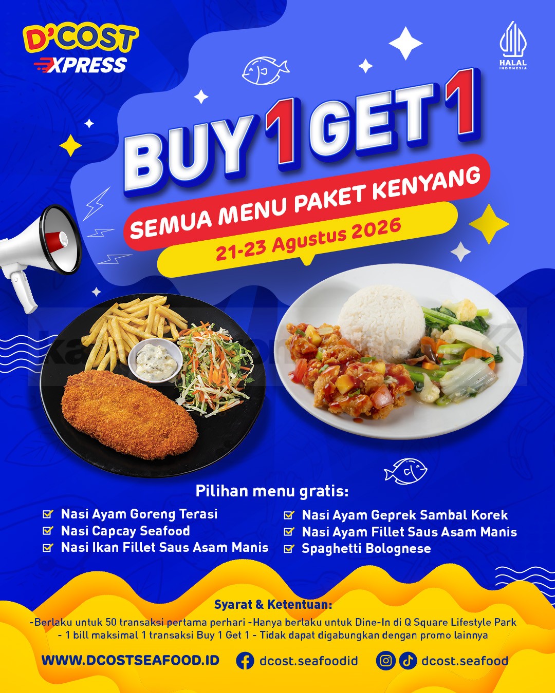 Promo D'Cost Xpress Grand Opening Bogor Buy 1 Get 1 Paket Kenyang Promo D'Cost Xpress Grand Opening Bogor Buy 1 Get 1 Paket Kenyang 1