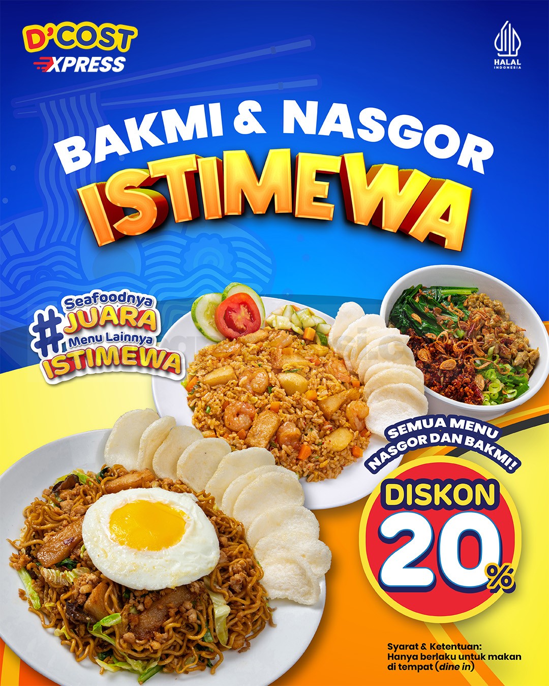 Promo D'Cost Xpress Grand Opening Bogor Buy 1 Get 1 Paket Kenyang Promo D'Cost Xpress Grand Opening Bogor Buy 1 Get 1 Paket Kenyang 3