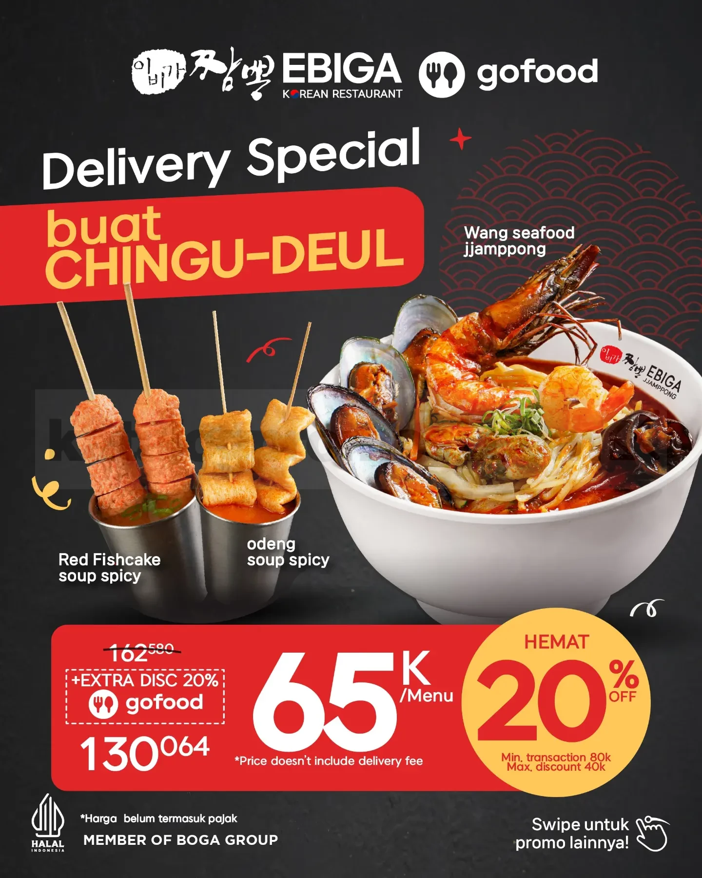 Promo Ebiga Jjamppong Delivery Diskon hingga 25%