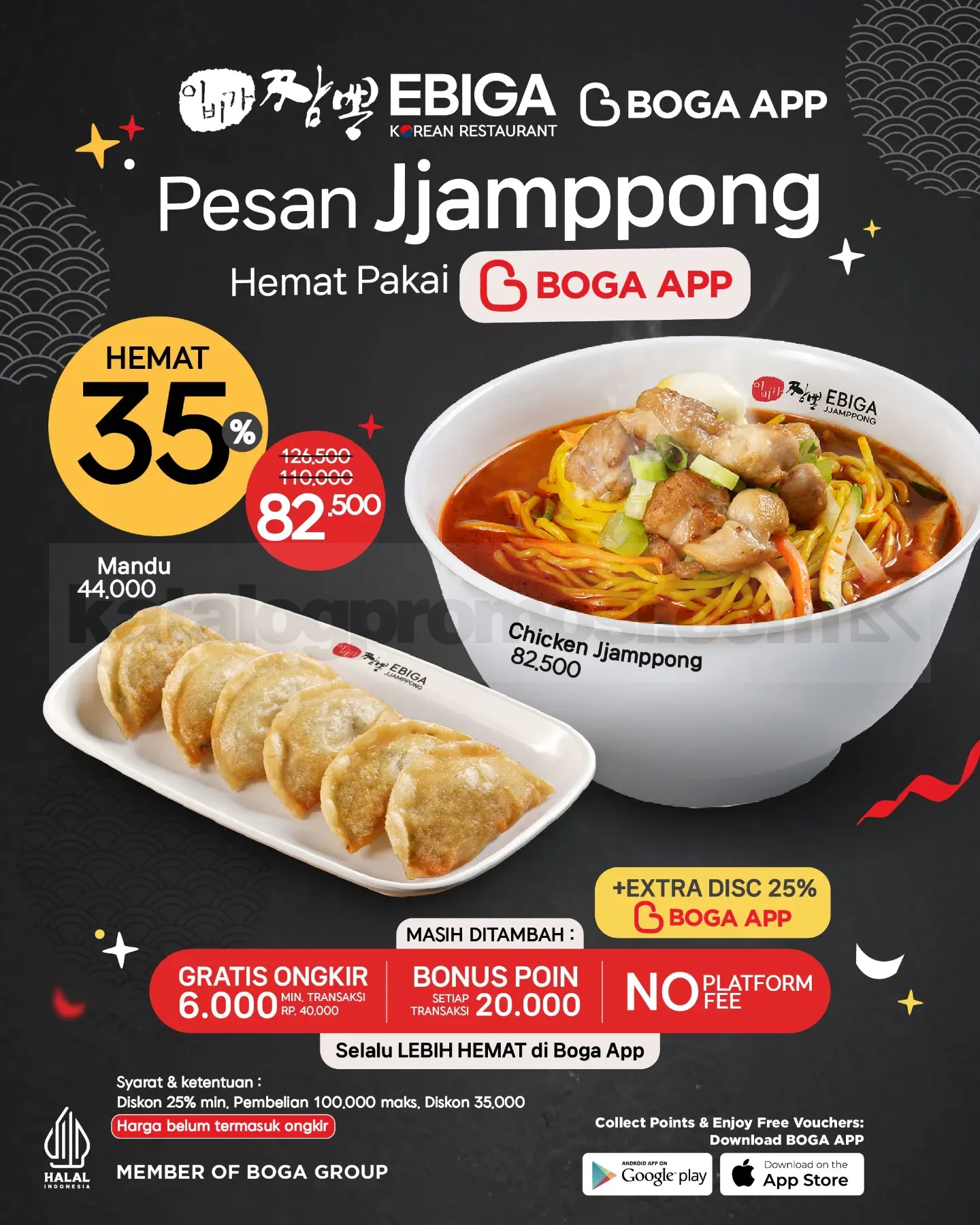 Promo Ebiga Jjamppong Delivery Diskon hingga 25%