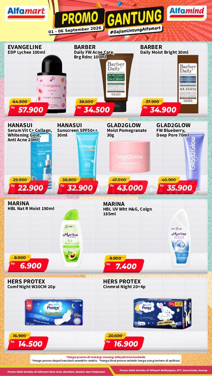 Promo GANTUNG ALFAMART / GAJIAN UNTUNG 01-06 September 2026