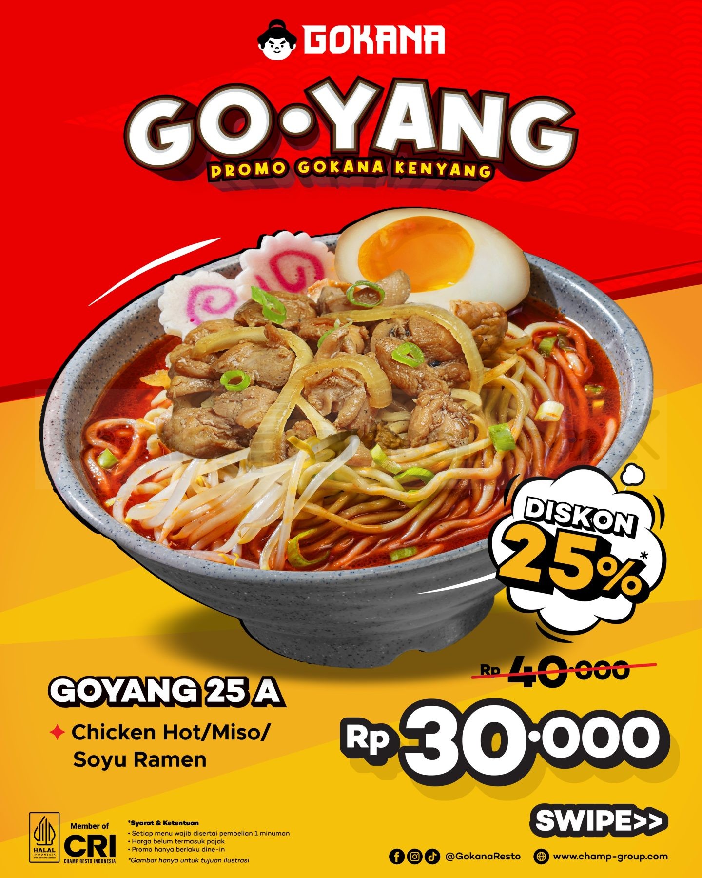 Promo Gokana GOYANG Menu Favorit Diskon 25% Promo Gokana GOYANG Menu Favorit Diskon 25% 1