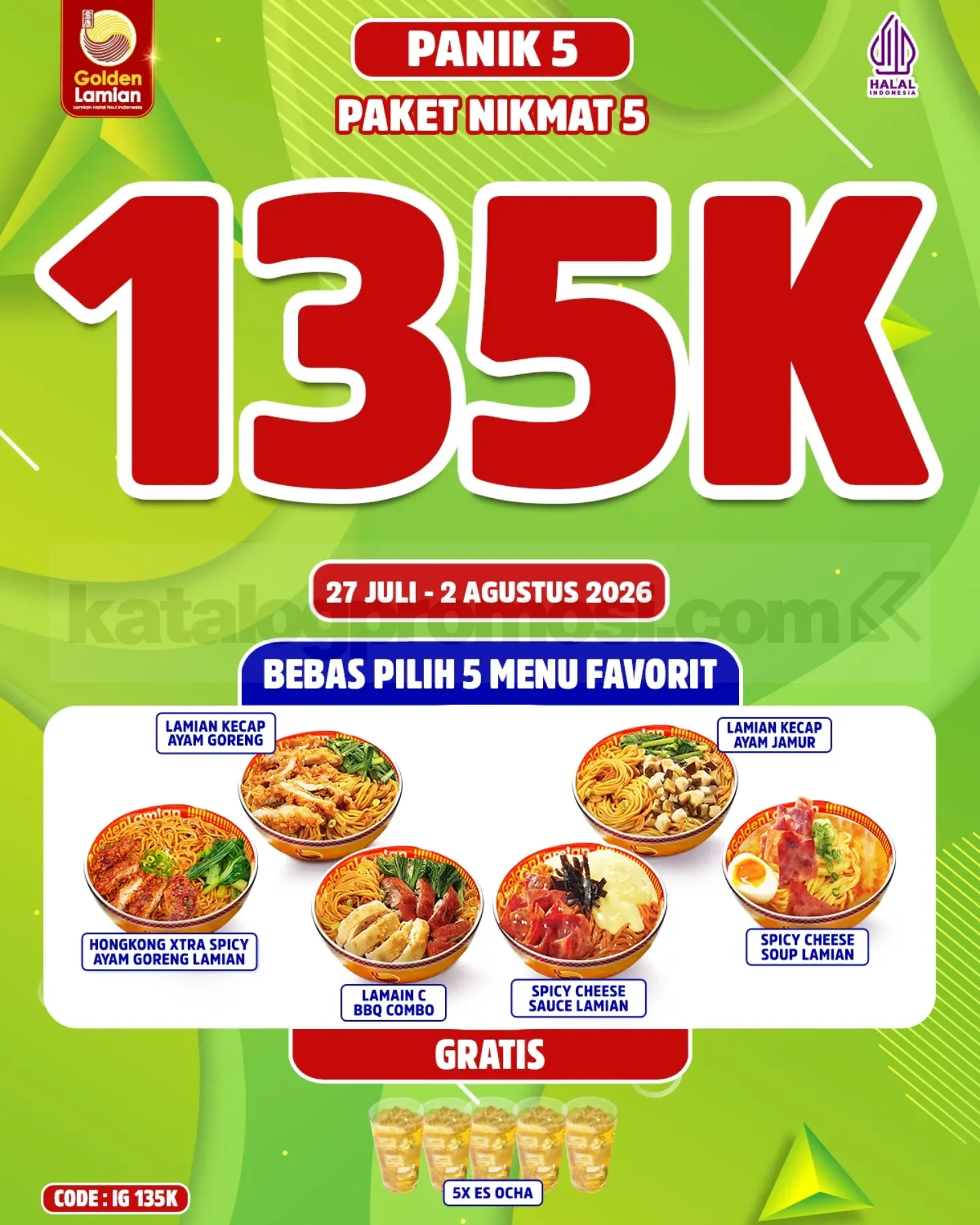 Promo Golden Lamian Paket Nikmat Mulai Rp. 30.000 Promo Golden Lamian Paket Nikmat Mulai Rp. 30.000 4