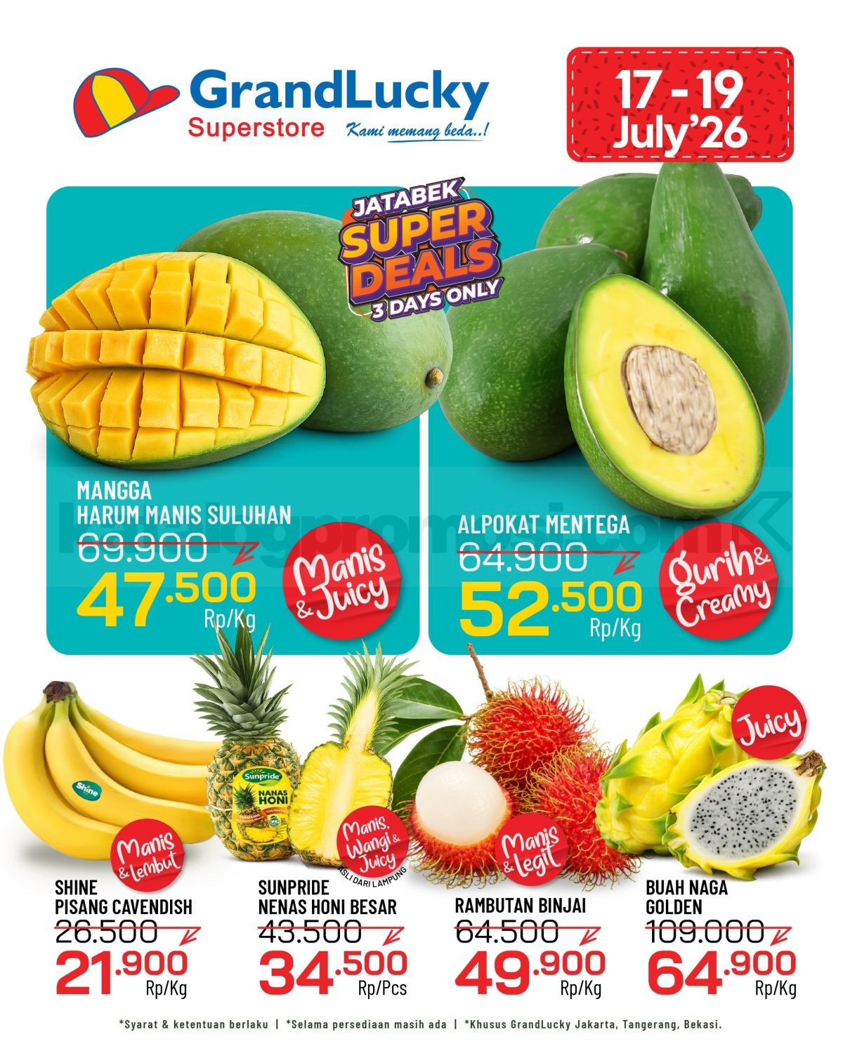 Promo GRAND LUCKY JSM 17-19 Juli 2026