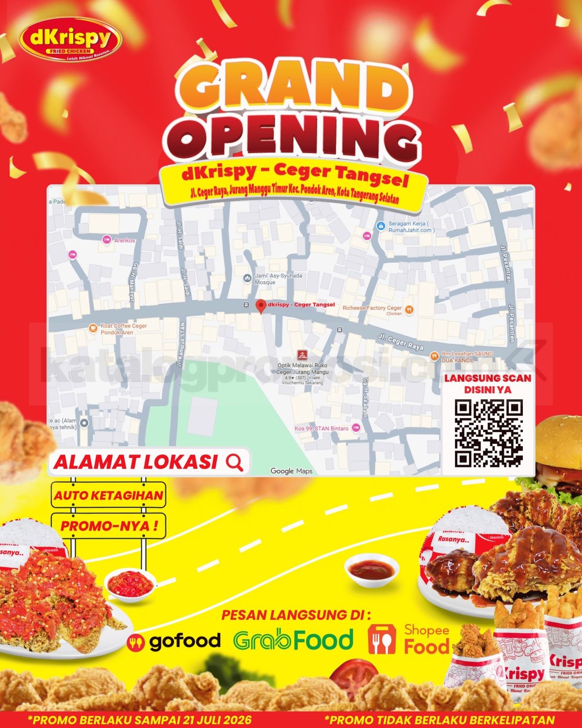 Promo Grand Opening dKrispy Ceger Tangsel Beli 1 Gratis 1 Promo Grand Opening dKrispy Ceger Tangsel Beli 1 Gratis 1 1