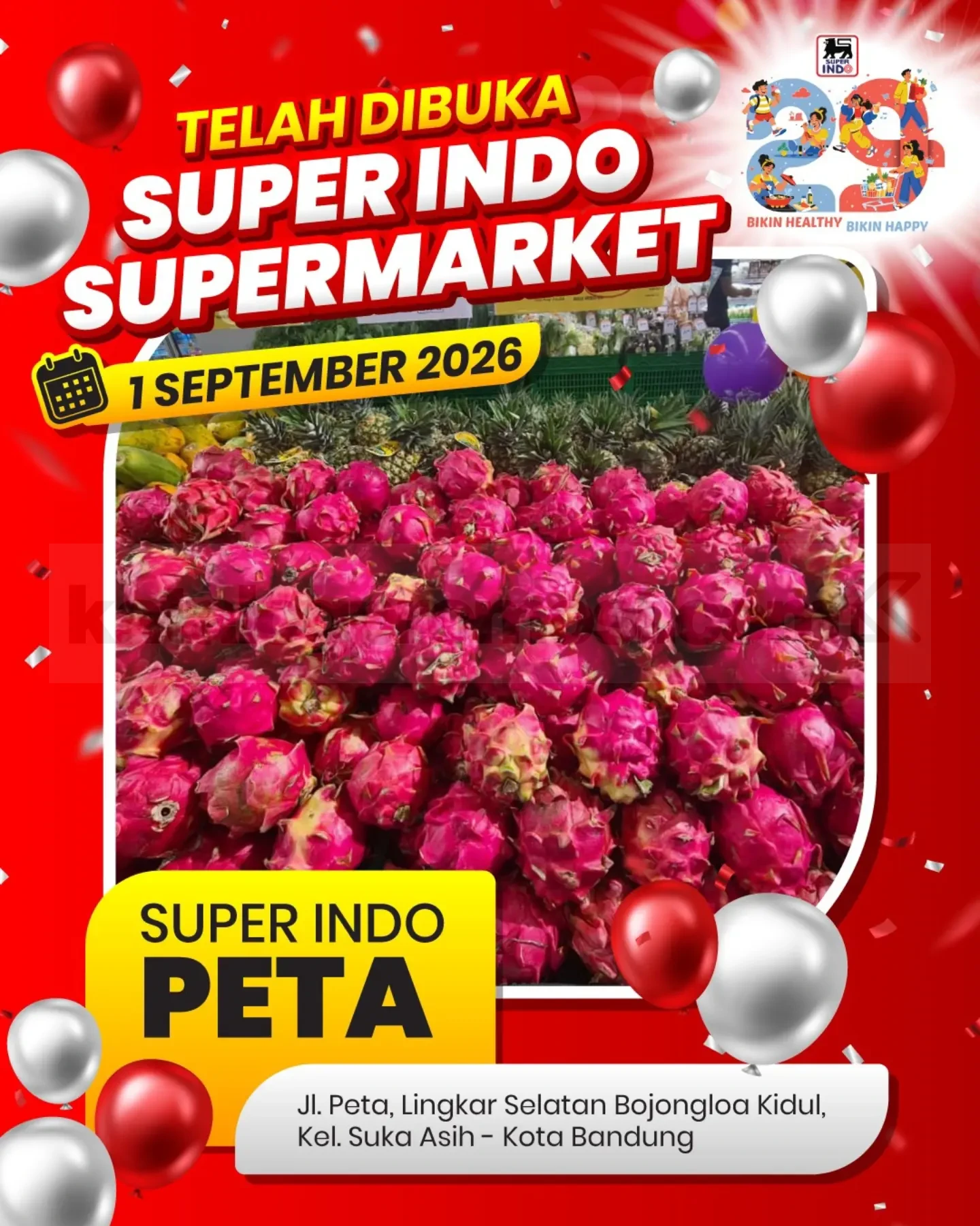 Promo Grand Opening Super Indo Peta Bandung, Ada Promo Setiap Hari !