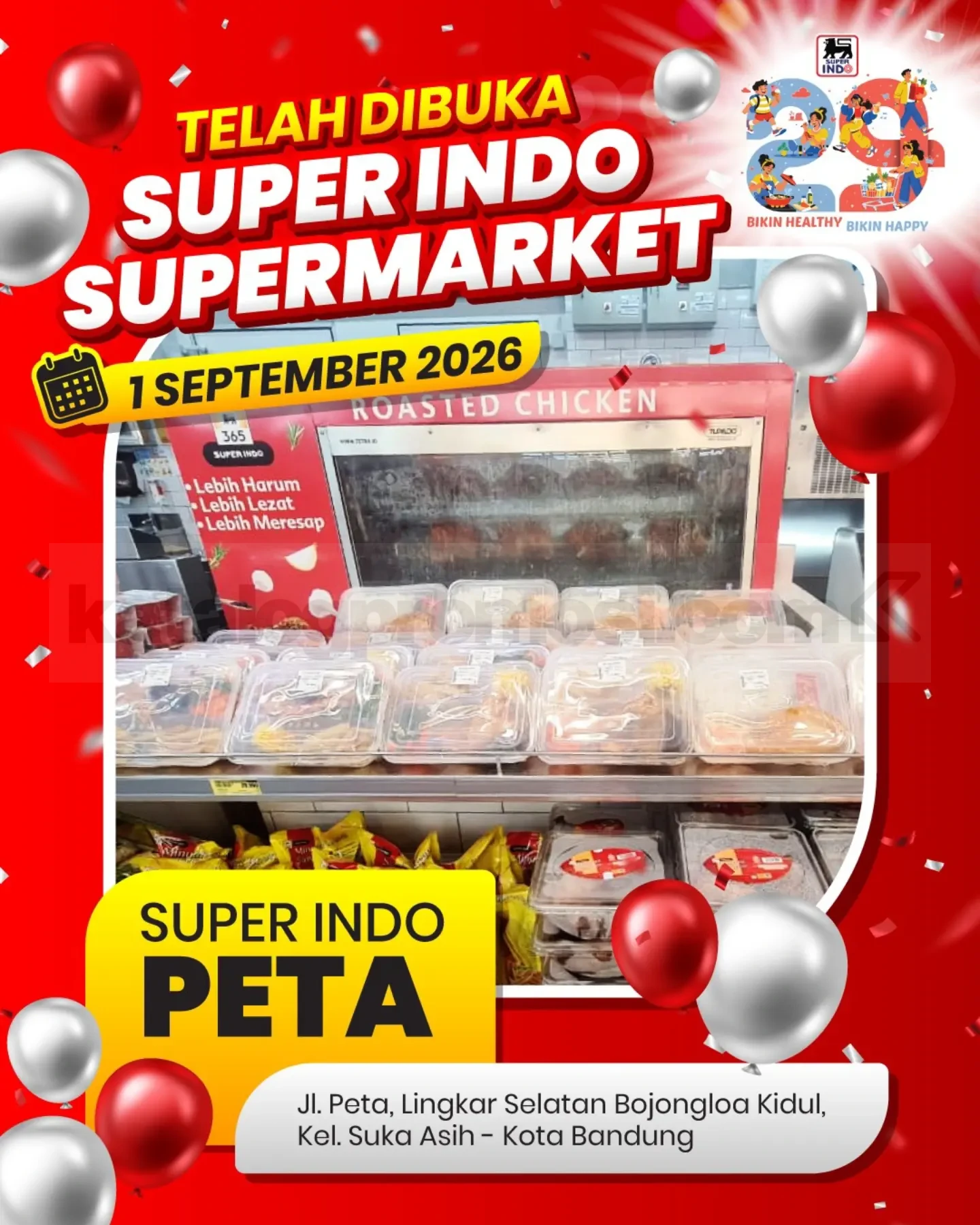 Promo Grand Opening Super Indo Peta Bandung, Ada Promo Setiap Hari !