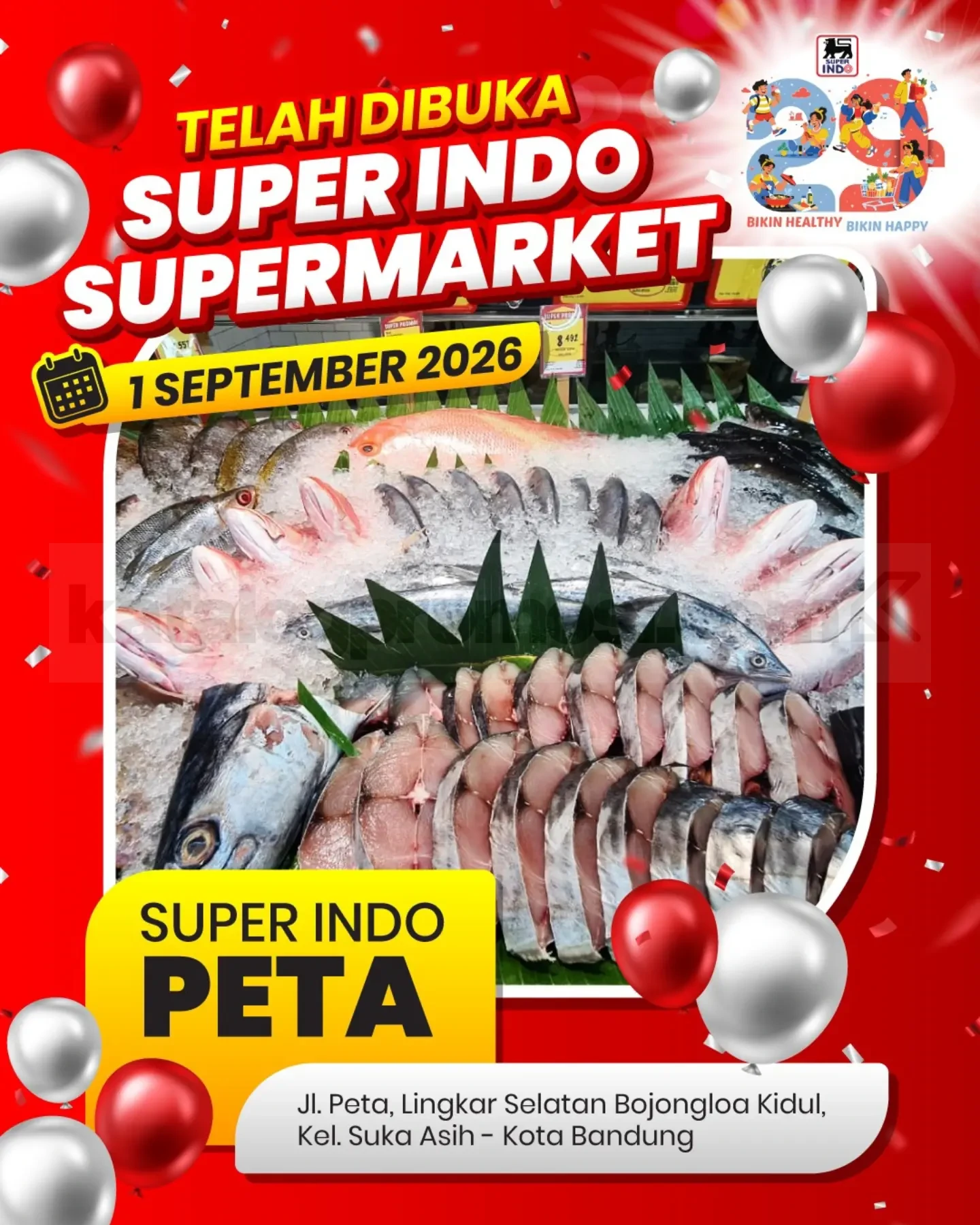 Promo Grand Opening Super Indo Peta Bandung, Ada Promo Setiap Hari !