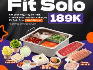 Promo Haidilao Fit Solo Package Rp189.000 dengan pilihan kuah, protein, menu, dan sayur