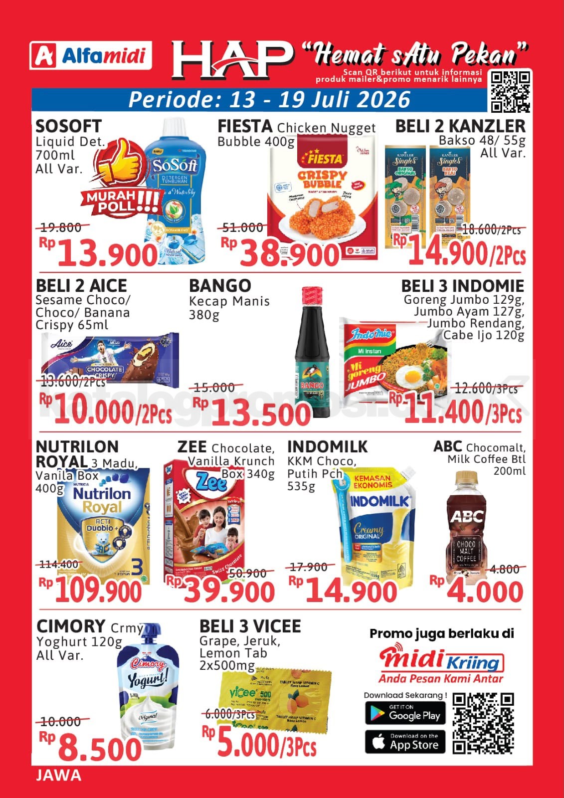 Promo HAP ALFAMIDI periode 13-19 Juli 2026