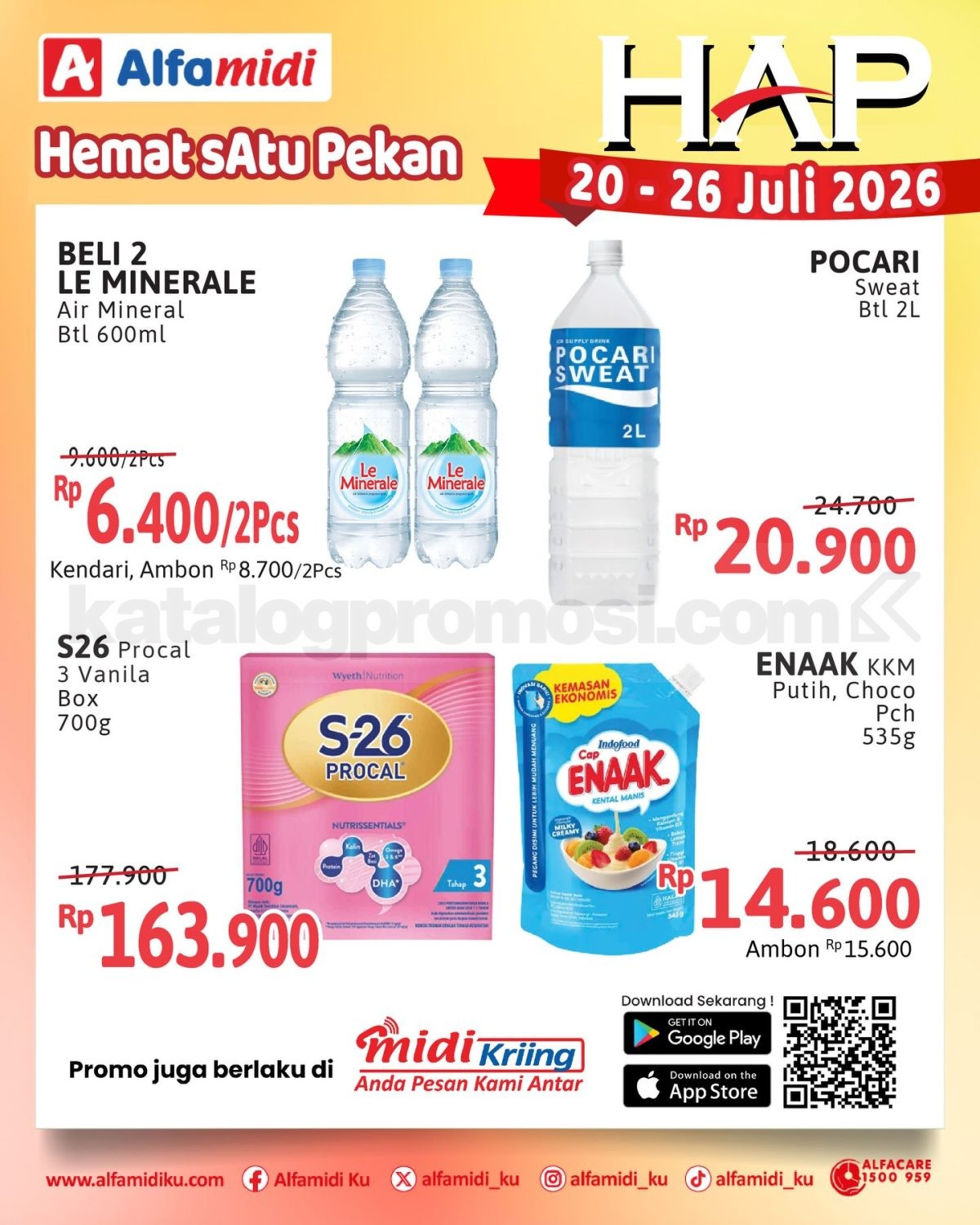 Promo HAP ALFAMIDI periode 20-26 Juli 2026 Promo HAP ALFAMIDI periode 20-26 Juli 2026 2