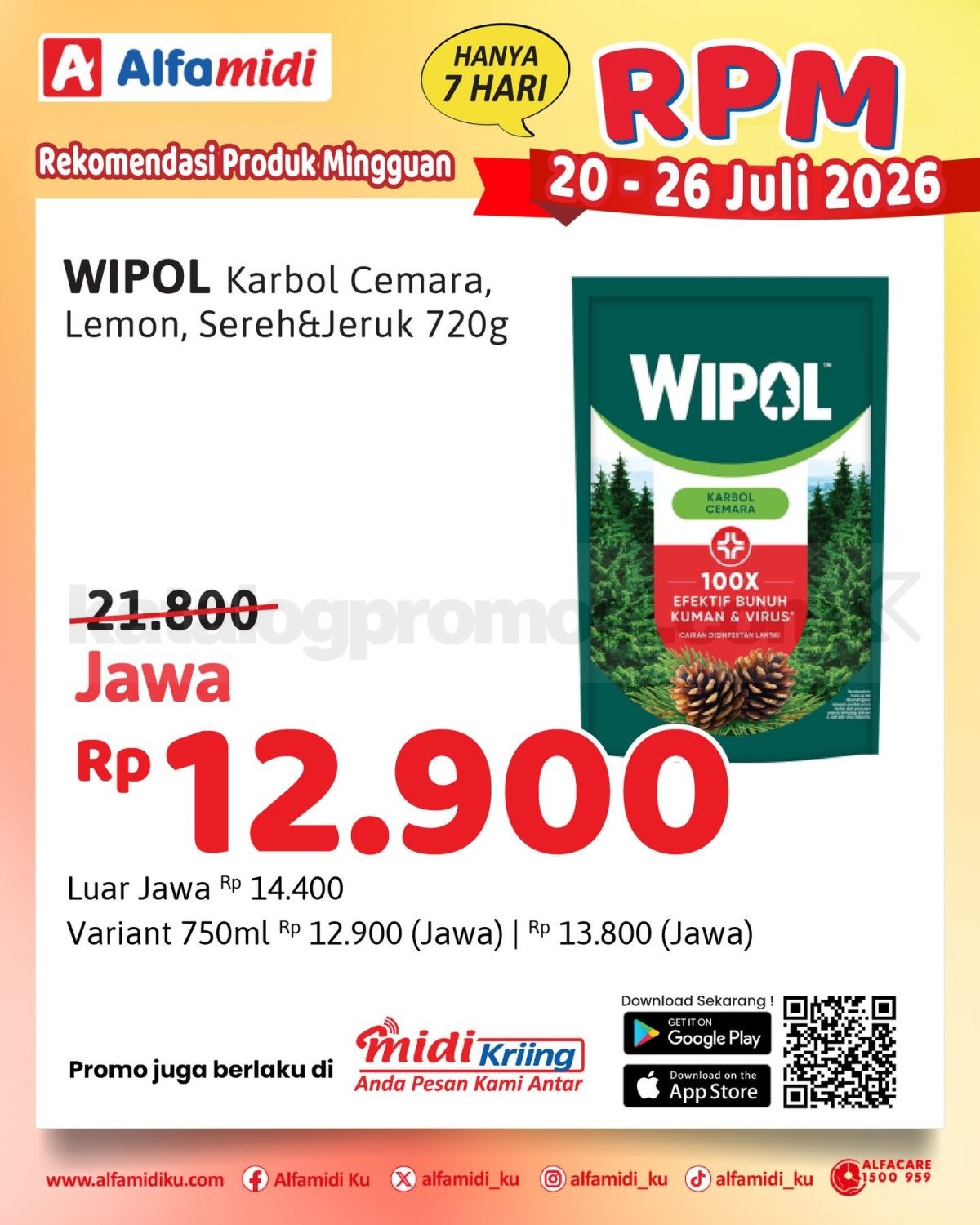 Promo HAP ALFAMIDI periode 20-26 Juli 2026 Promo HAP ALFAMIDI periode 20-26 Juli 2026 9