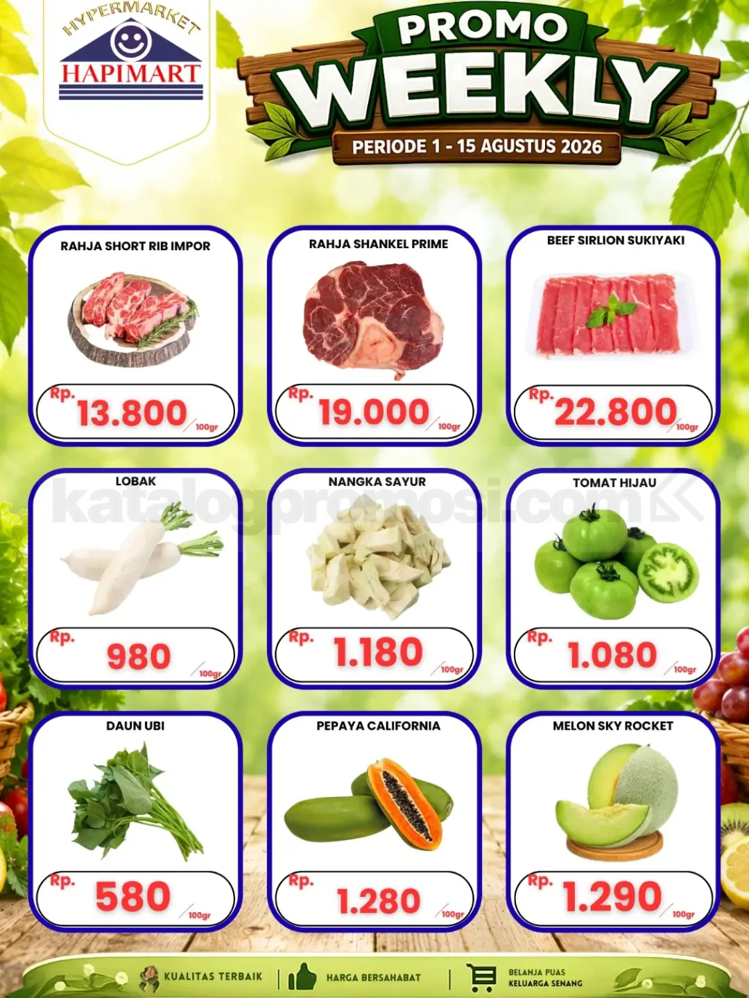 Promo HAPIMART WEEKLY DEALS periode 01-15 Agustus 2026 Promo HAPIMART WEEKLY DEALS periode 01-15 Agustus 2026 1