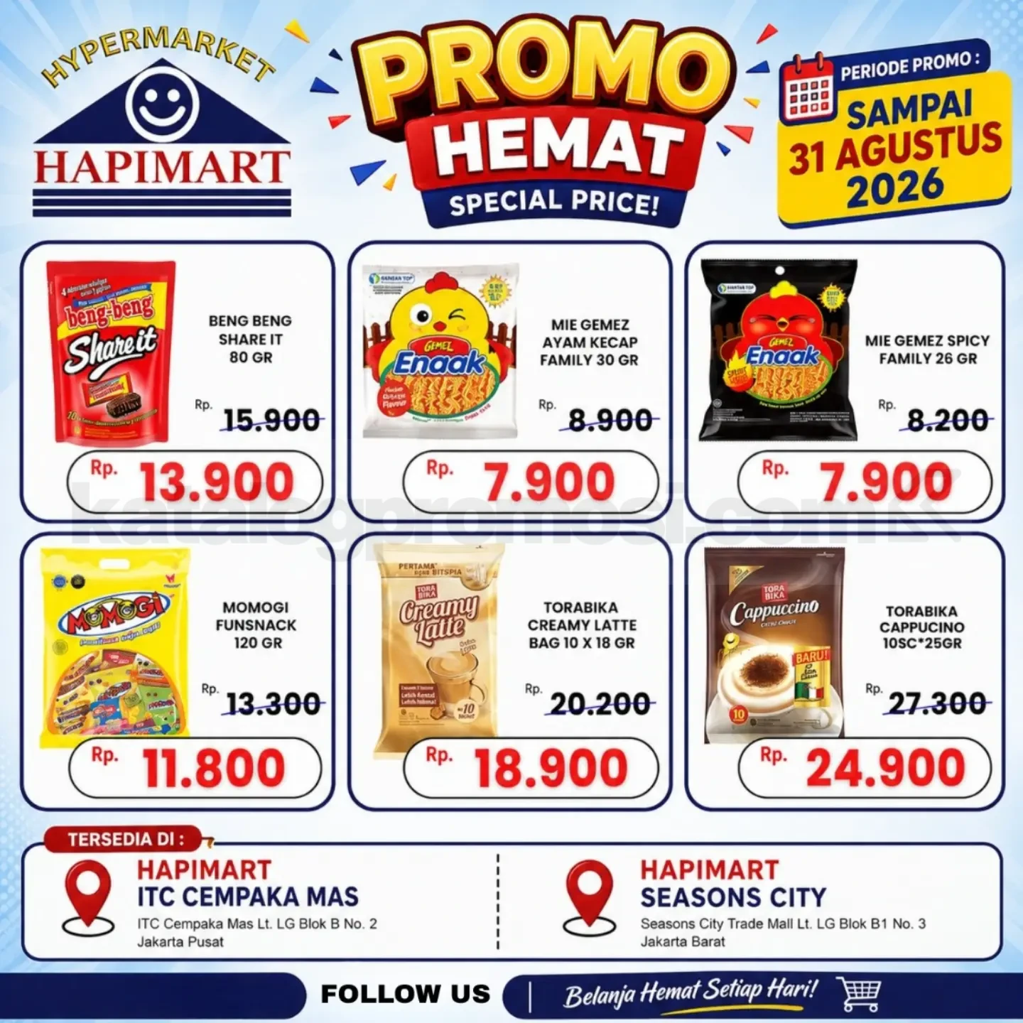 Promo HAPIMART WEEKLY DEALS periode 01-15 Agustus 2026 Promo HAPIMART WEEKLY DEALS periode 01-15 Agustus 2026 5