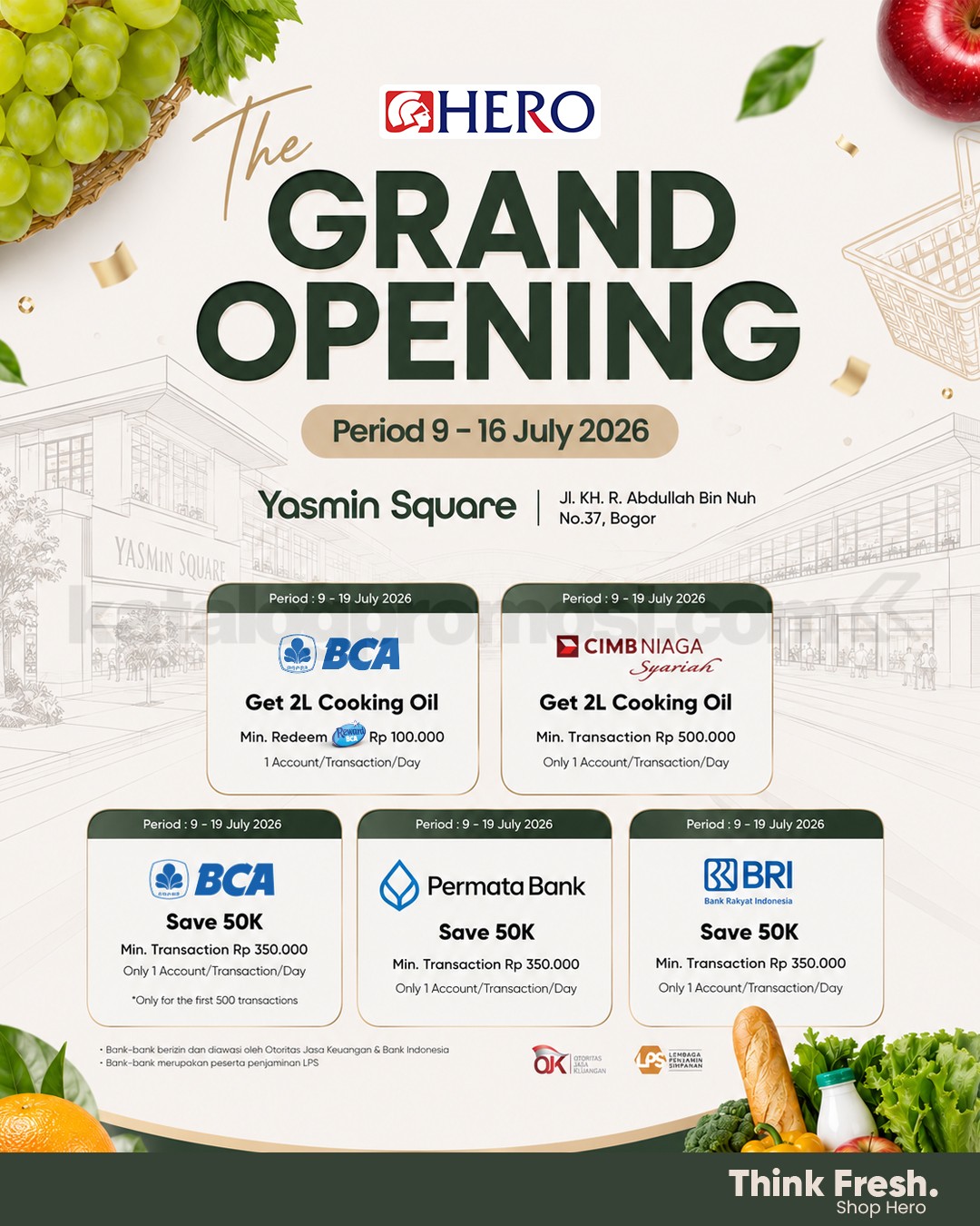 Promo HERO Supermarket Grand Opening Yasmin Square Bogor Promo HERO Supermarket Grand Opening Yasmin Square Bogor 4