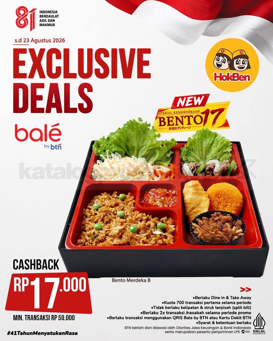 Promo HokBen Exclusive Deals Cashback hingga Rp17.845 Promo HokBen Exclusive Deals Cashback hingga Rp17.845 1