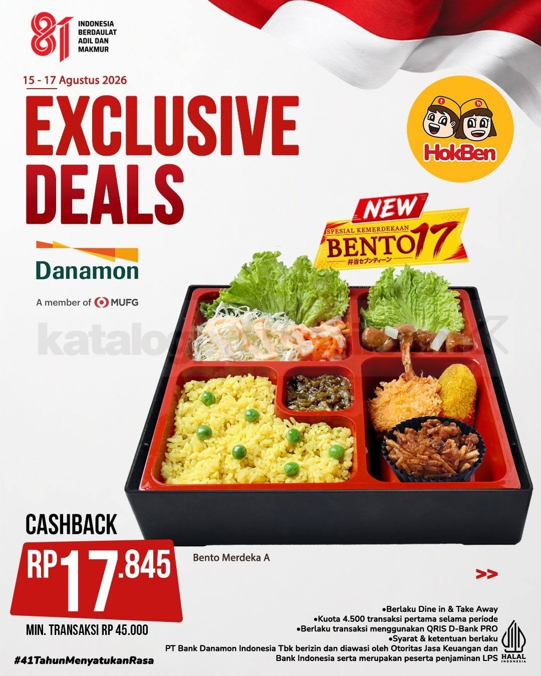 Promo HokBen Exclusive Deals Cashback hingga Rp17.845 Promo HokBen Exclusive Deals Cashback hingga Rp17.845 2