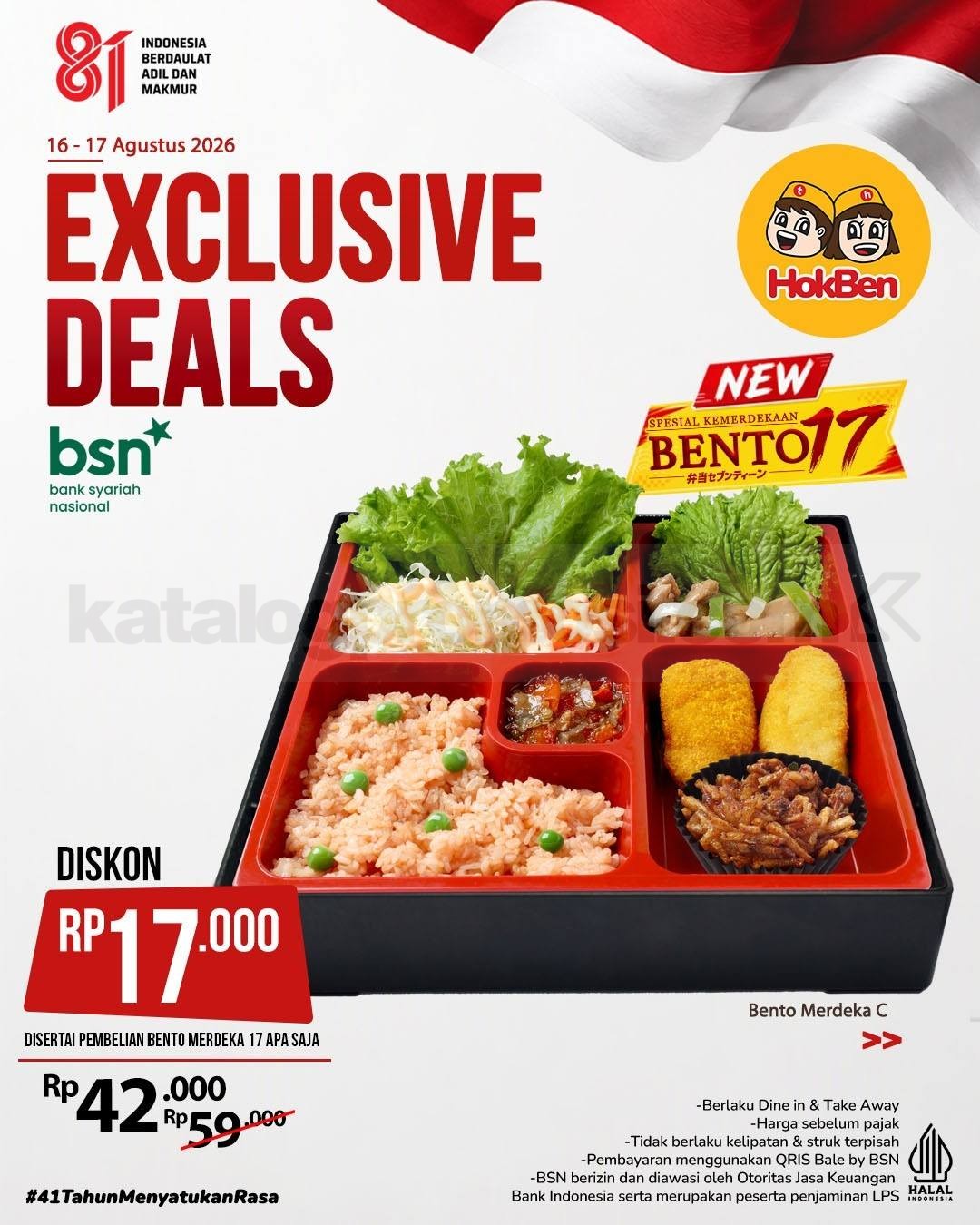 Promo HokBen Exclusive Deals Cashback hingga Rp17.845 Promo HokBen Exclusive Deals Cashback hingga Rp17.845 3