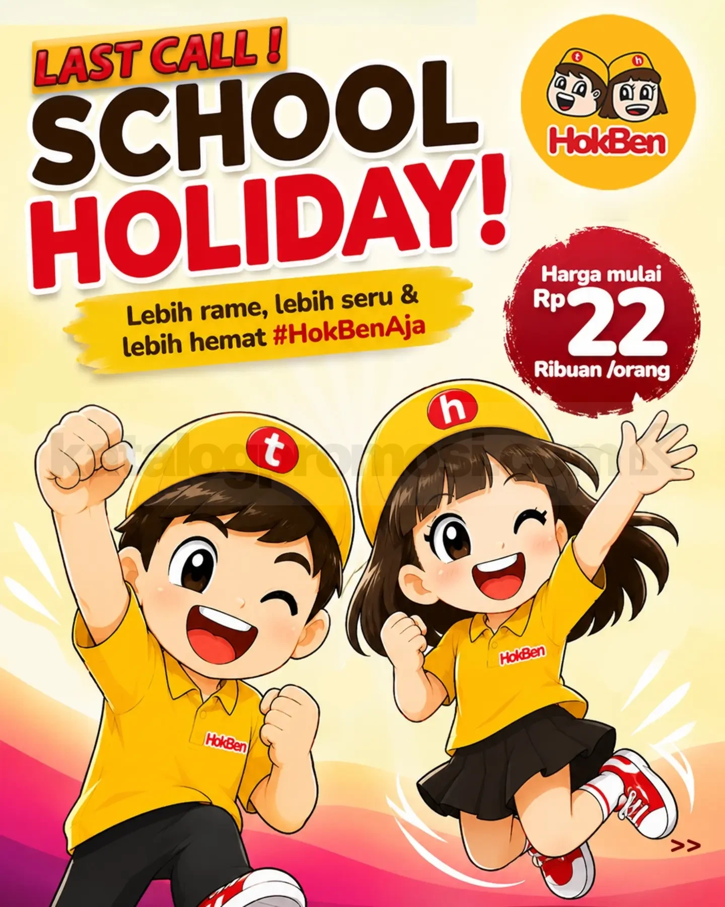 Promo HokBen Liburan Sekolah Menu Favorit Mulai Rp. 22.000