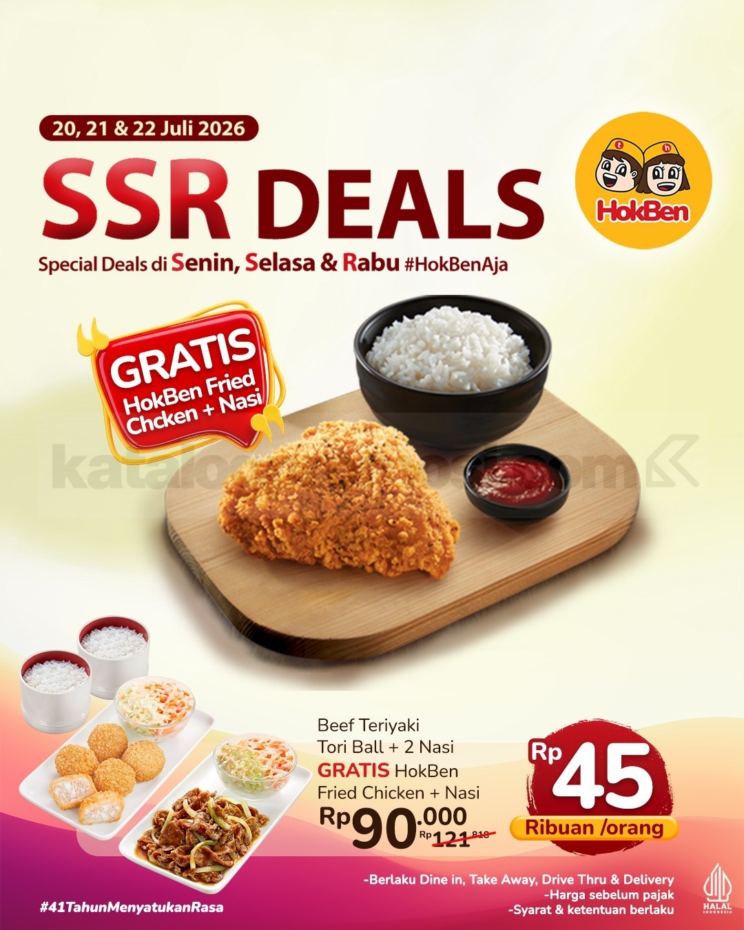 Promo HokBen SSR Deals Paket Hemat Mulai Rp. 41 Ribuan Promo HokBen SSR Deals Paket Hemat Mulai Rp. 41 Ribuan 1