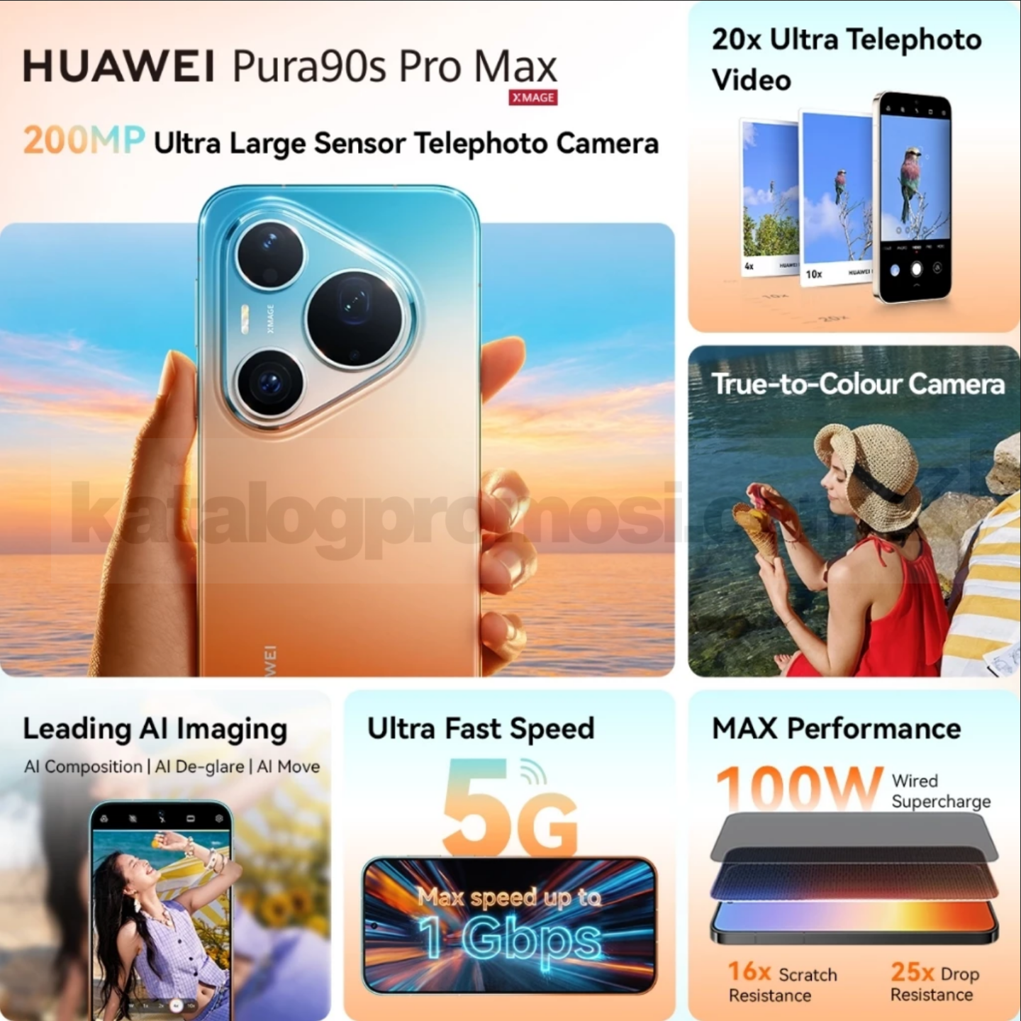 Promo HUAWEI NEW! Pura 90s Gratis WATCH FIT 4