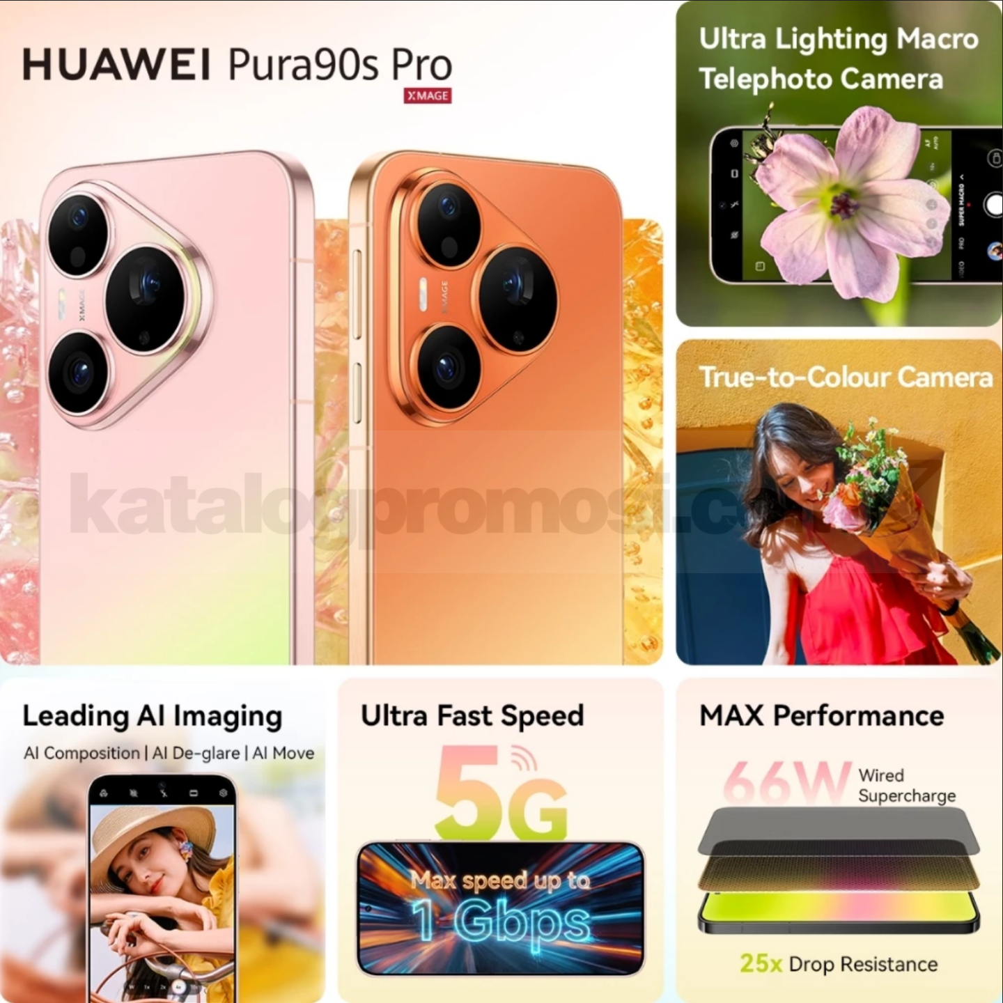 Promo HUAWEI NEW! Pura 90s Gratis WATCH FIT 4