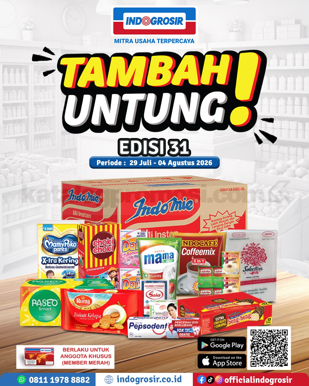Promo Indogrosir TAMBAH UNTUNG 29 Juli - 04 Agustus 2026